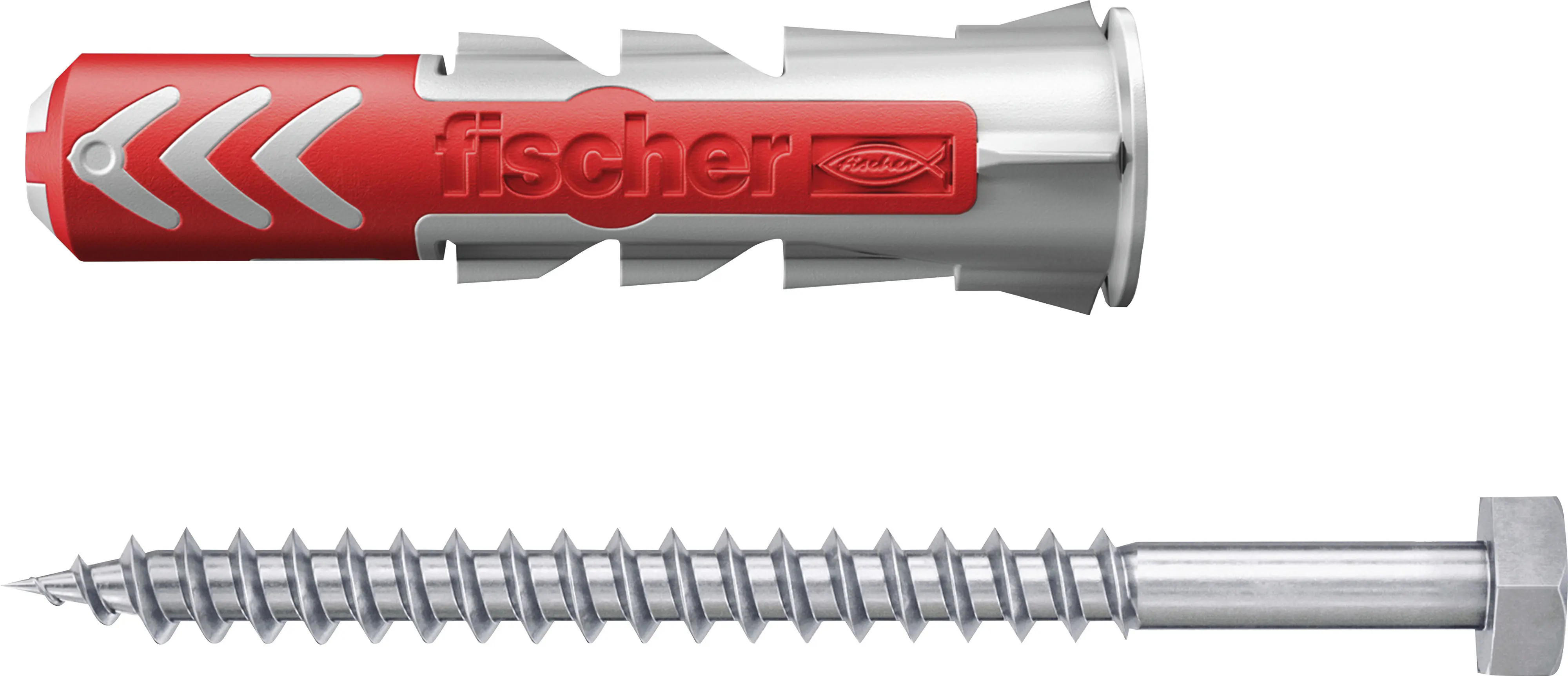 Fischer Dübel-Set DuoPower S 12 x 60 mm mit Schrauben - 2 Stück