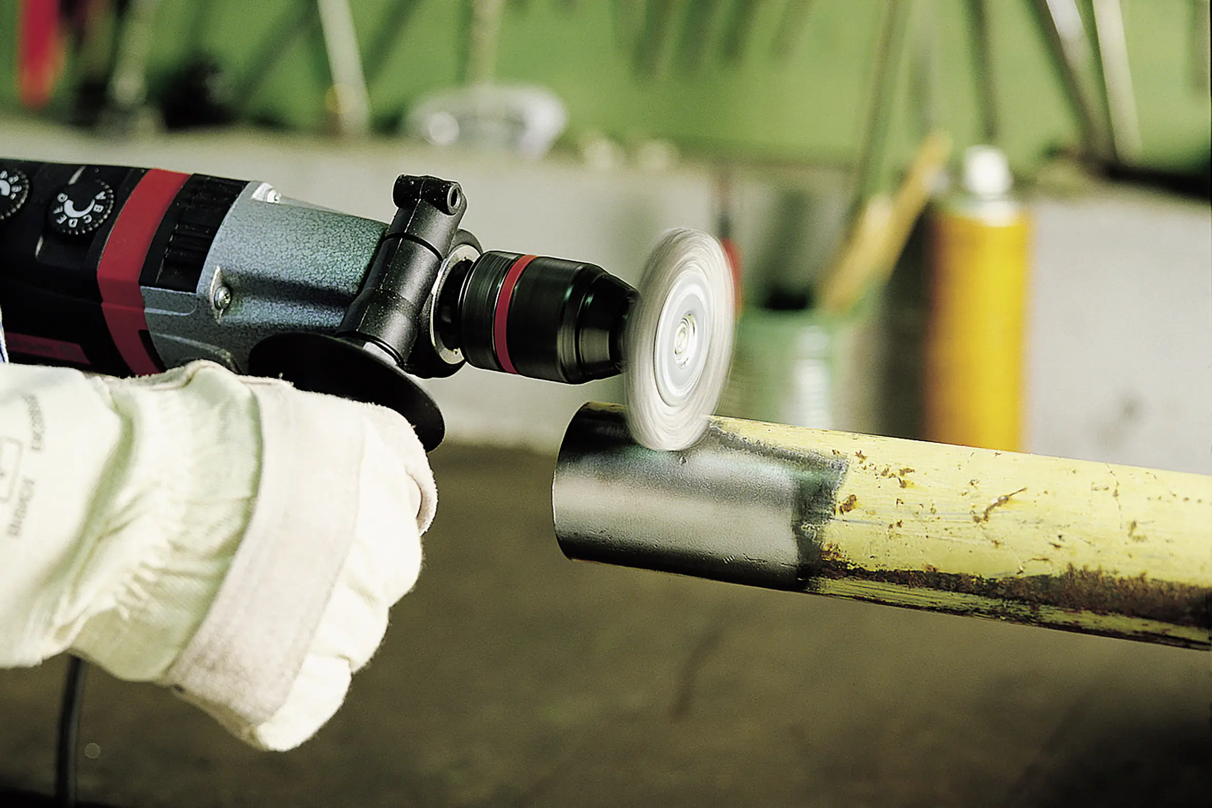 Wolfcraft Scheibendrahtbürste Ø 100 x 20 mm Schaft 6 mm