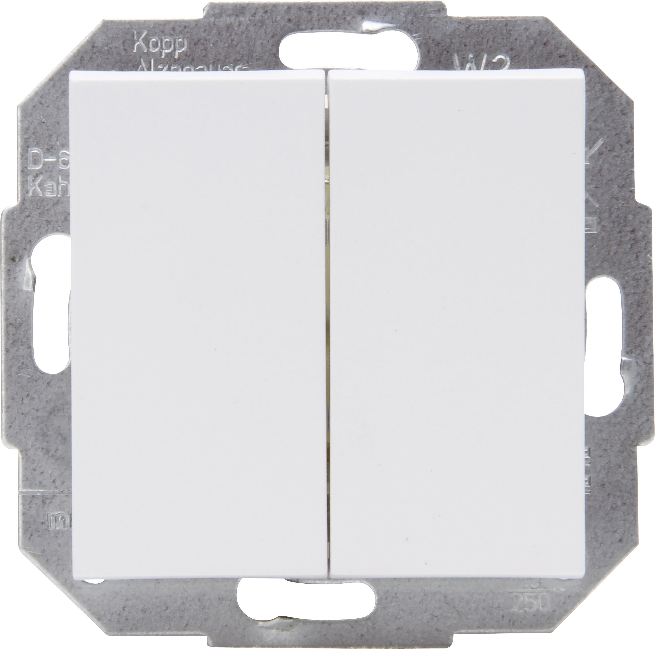 Kopp W/W-Schalter Athenis arktisweiß matt, 650350083