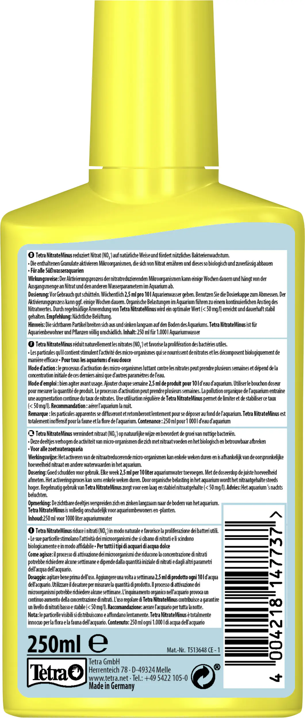 Tetra Aquariumpflege NitrateMinus 250 ml