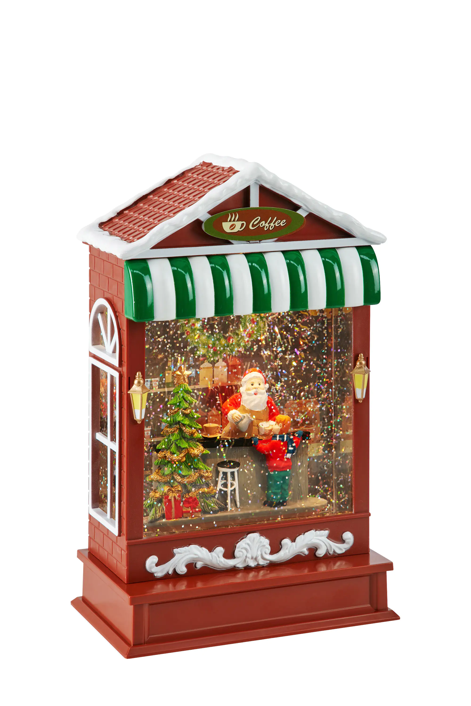 Markslöjd LED Dekofigur Weihnachten Noah Coffee Shop 25,5 x 15,5 cm warmweiß