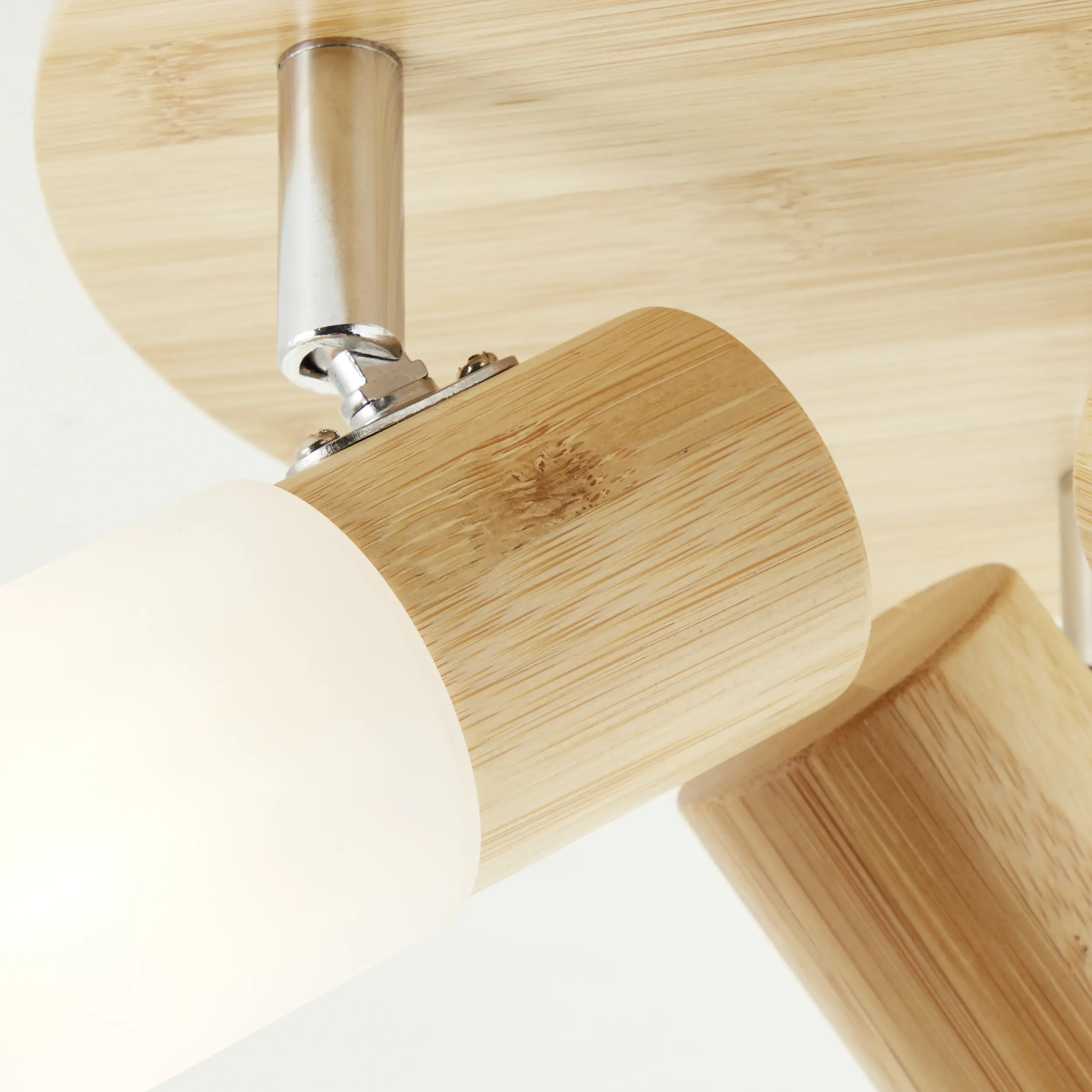 Brilliant 3er Spot Babsan holz hell-weiß 20 x 18 cm E14