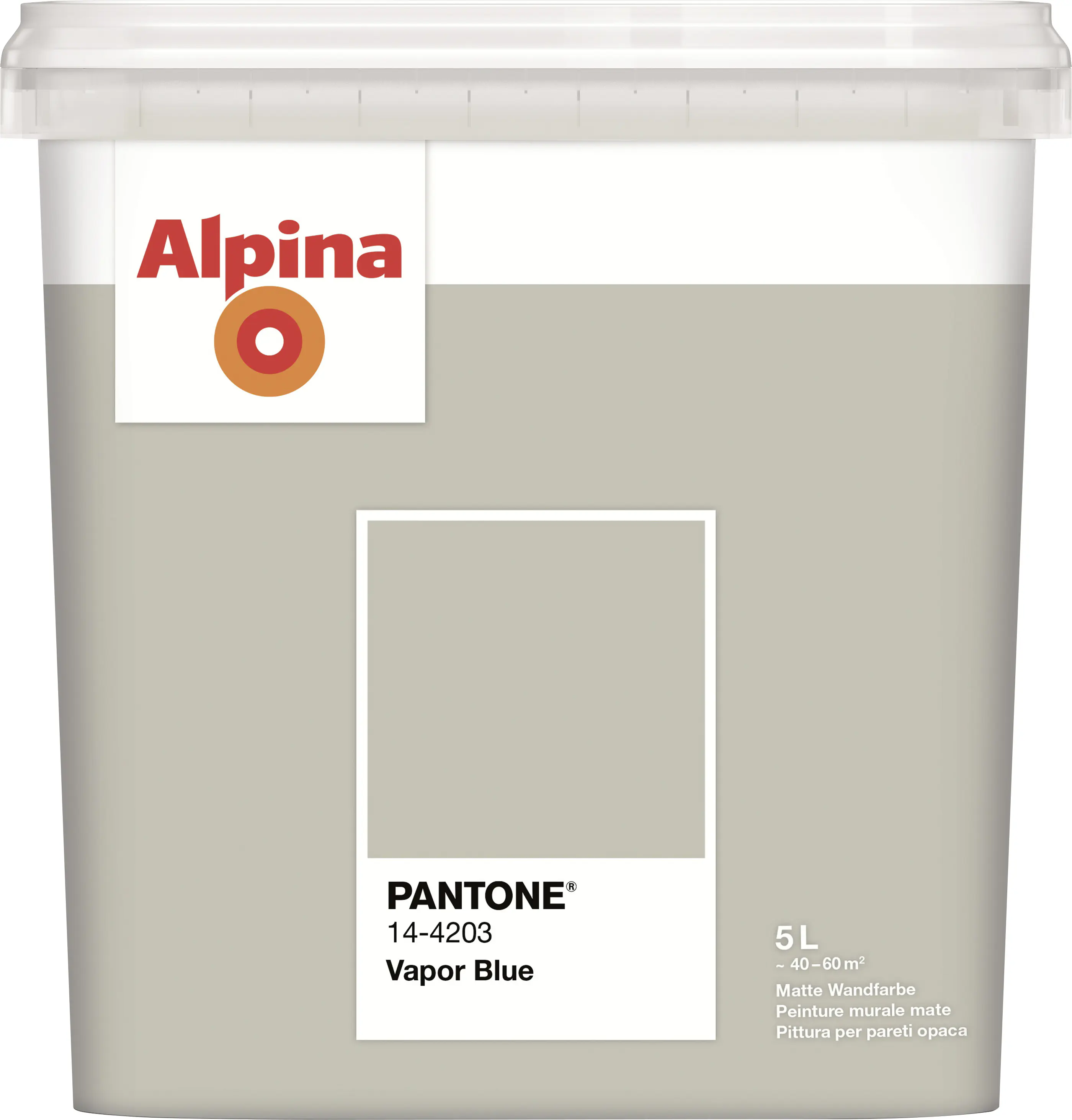 Alpina Wandfarbe Pantone matt vapor blue 5 L