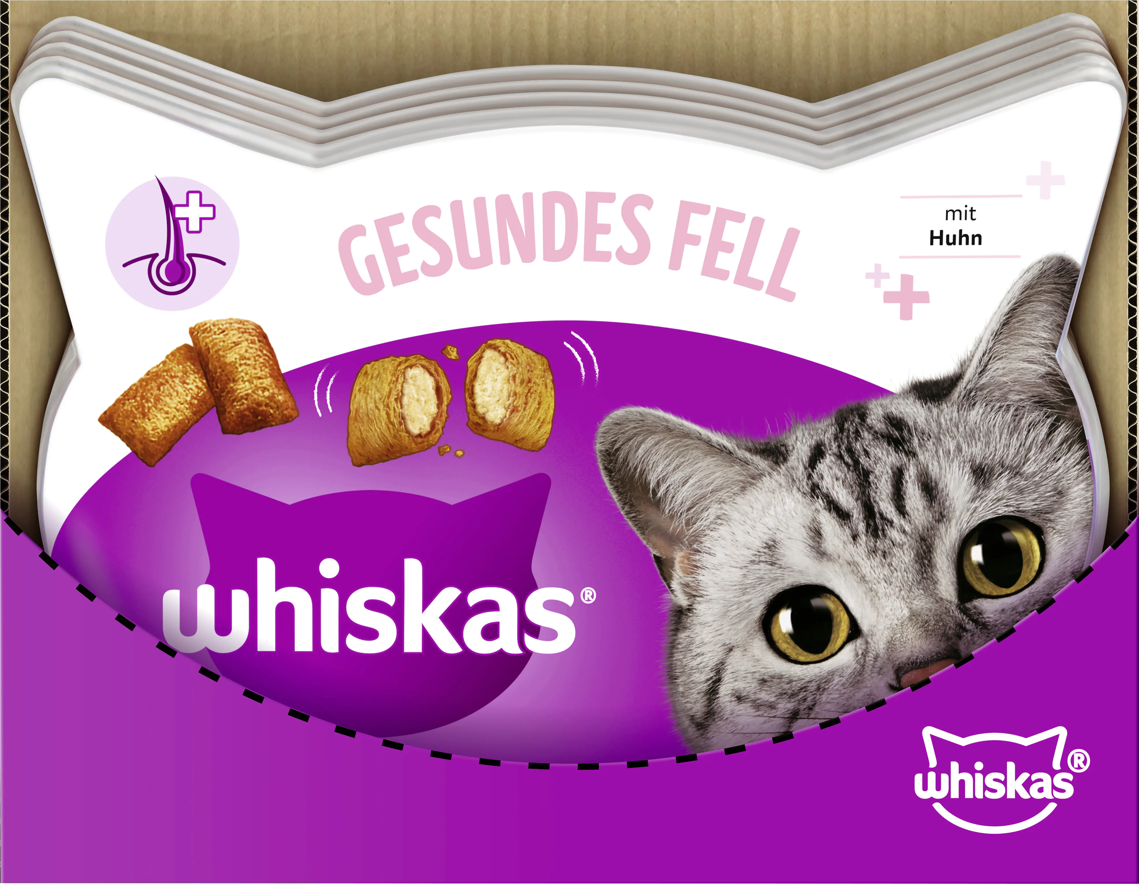 Whiskas Katzensnack gesundes Fell 50 g Whiskas Katzensnack gesundes Fell 50 g