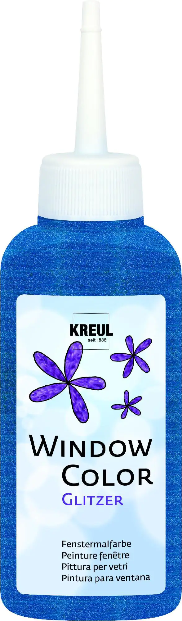 Kreul Window Color glitzer diamantblau 80 ml Kreul Window Color glitzer diamantblau 80 ml