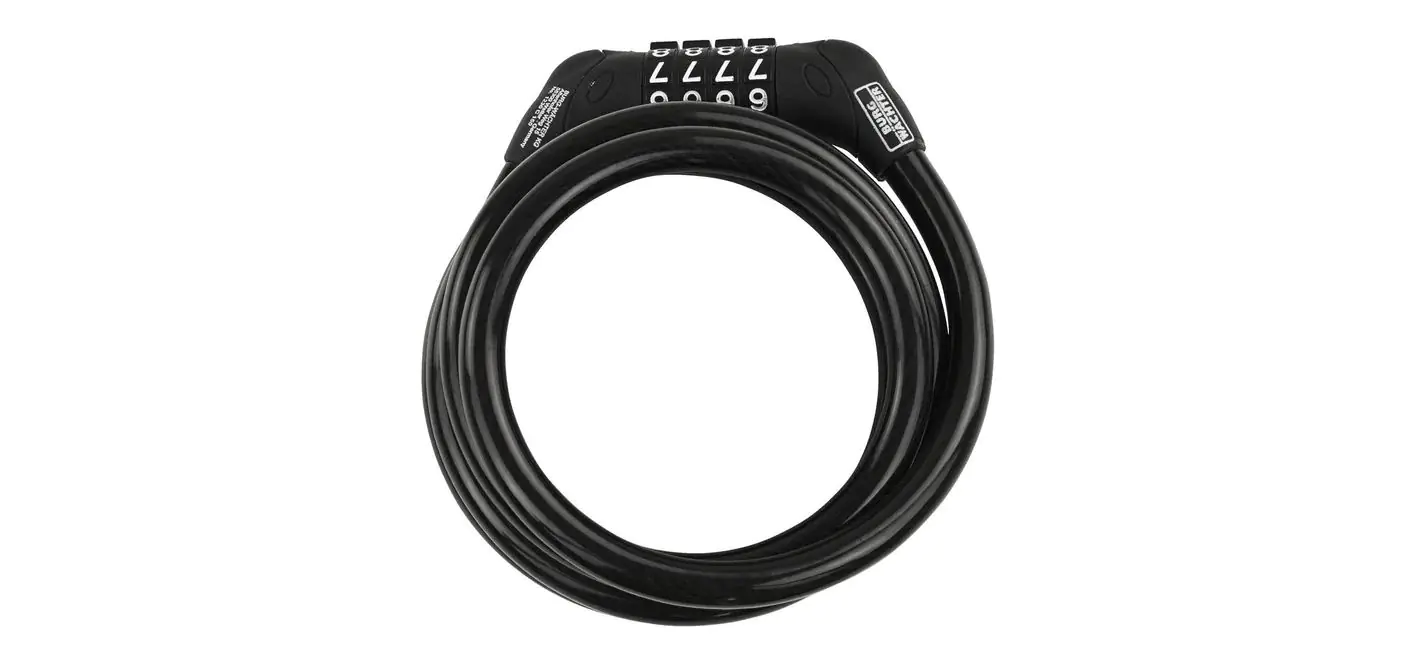 Burg Wächter Fahrradschloss mit Zahlenkombination 150 cm  Burg Wächter Fahrradschloss mit Zahlenkombination 150 cm