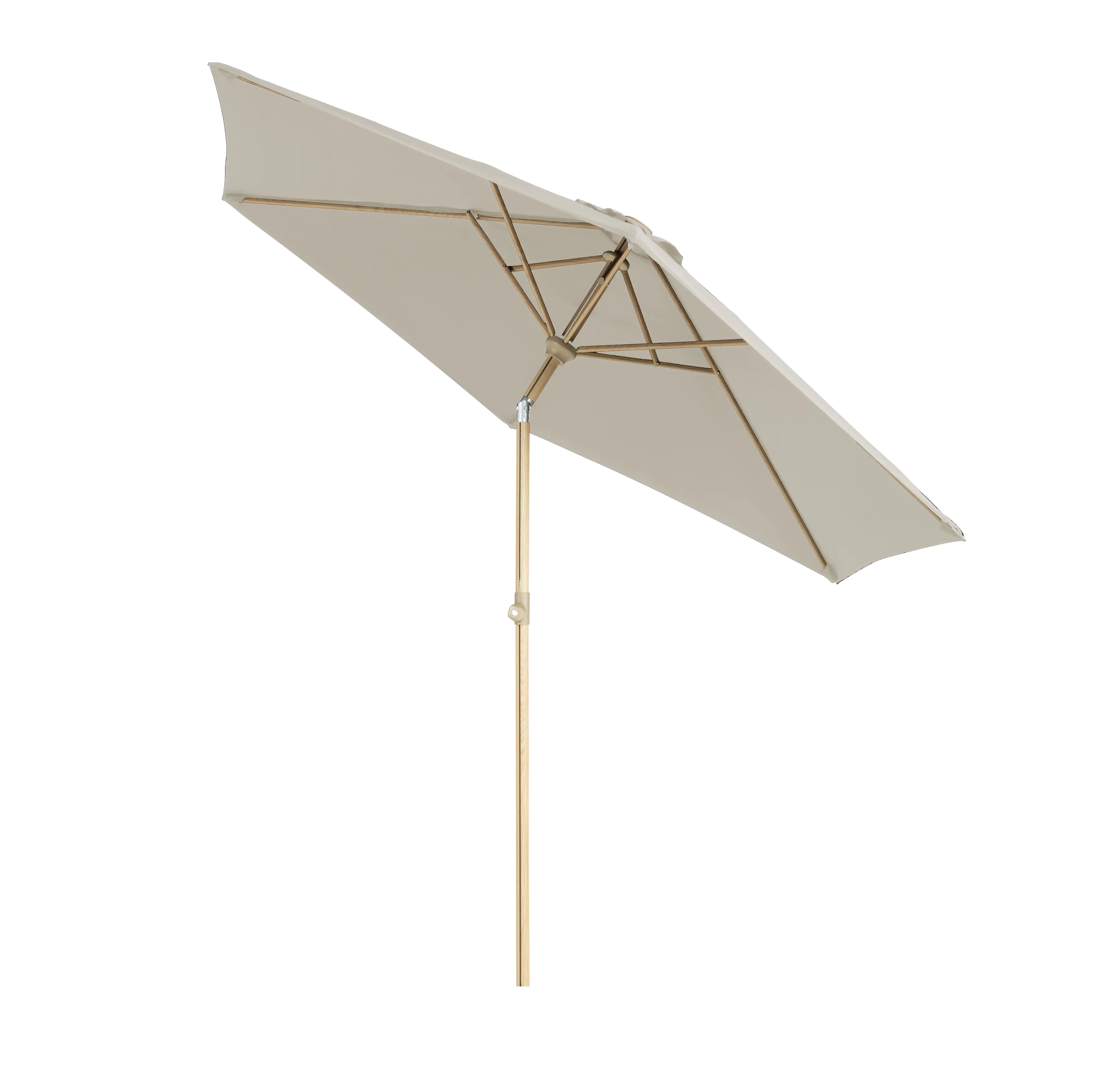 Primaster Sonnenschirm Easy Lift natur, Ø 2,88 m