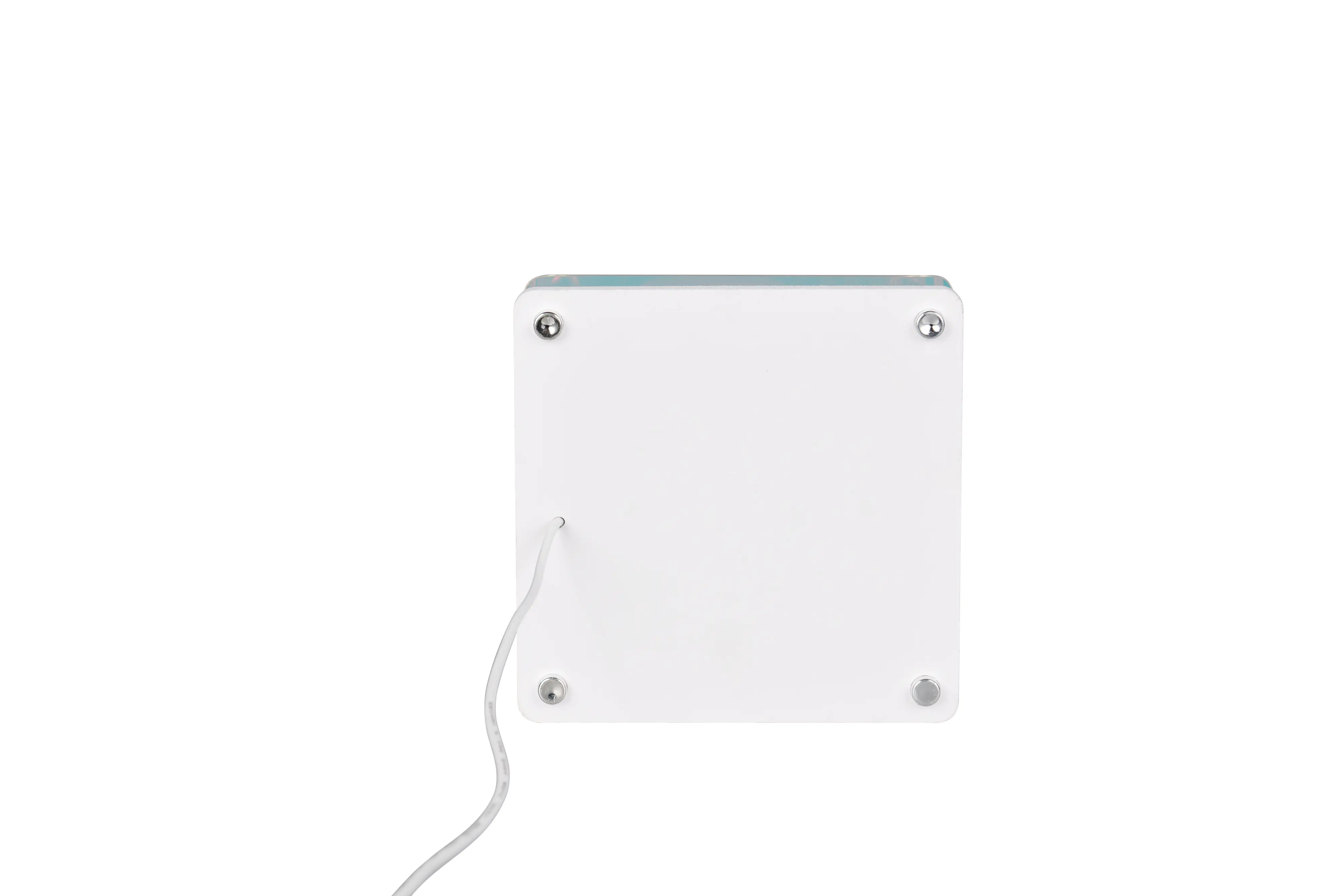 Reality LED-Tischleuchte Anelli Fun 14,5 x 14,5 cm weiß/transparent irisierend