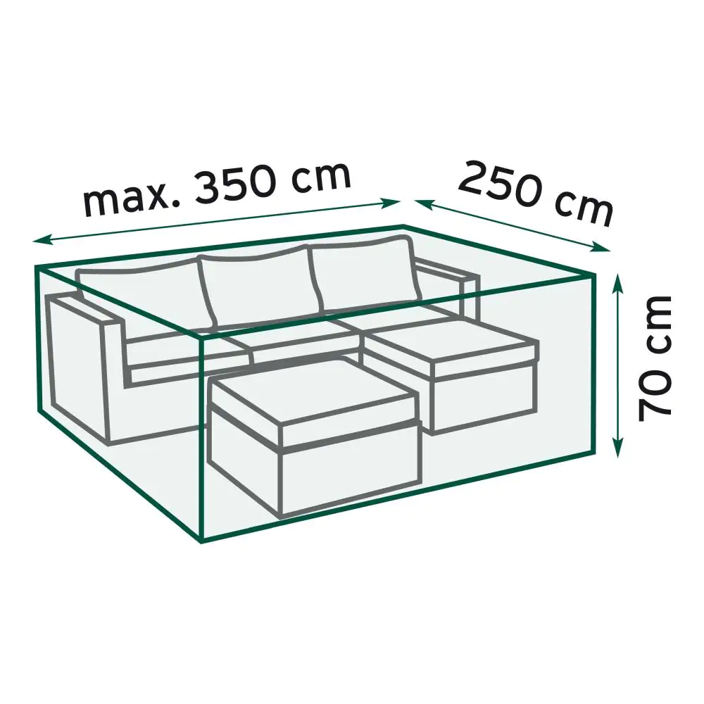 Primaster Schutzhülle Exclusive Lounge-Sets, 350 x 250 x 70 cm