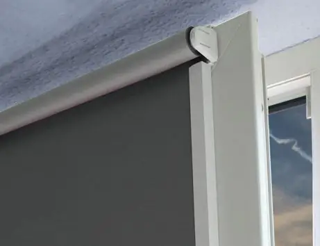 Gardinia Seitenprofile für EasyFix-Rollo, weiß