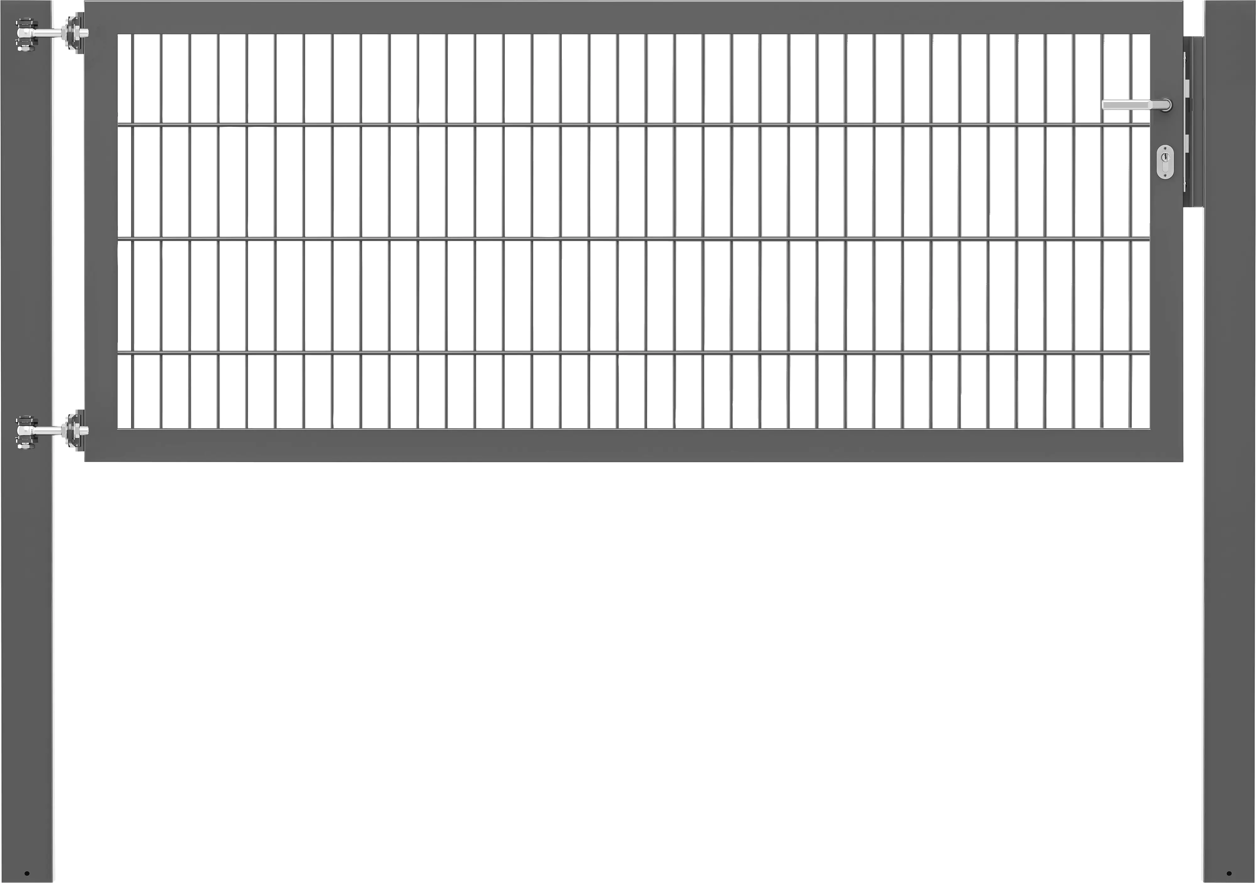 Alberts Einzeltor Flexo Plus anthrazit 200 x 80 cm