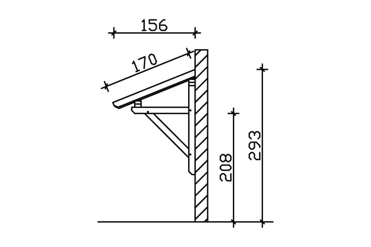 4018211016143_04 SKAN HOLZ Vordach Potsdam Typ 1 176 x 156 cm, lasiert in Eiche hell