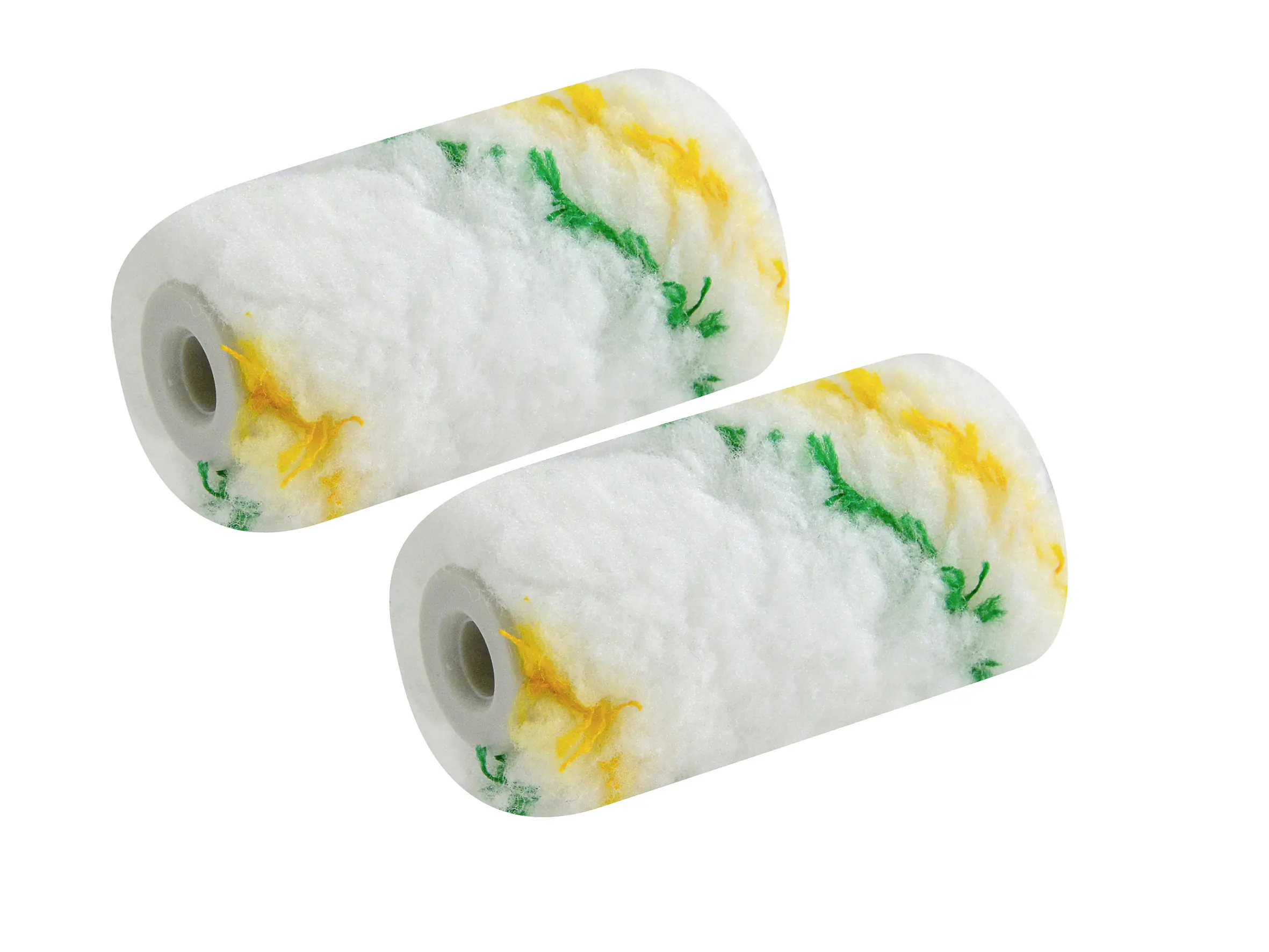 Nespoli Heizkörperwalze YellowGreen 6 cm - 2 Stück