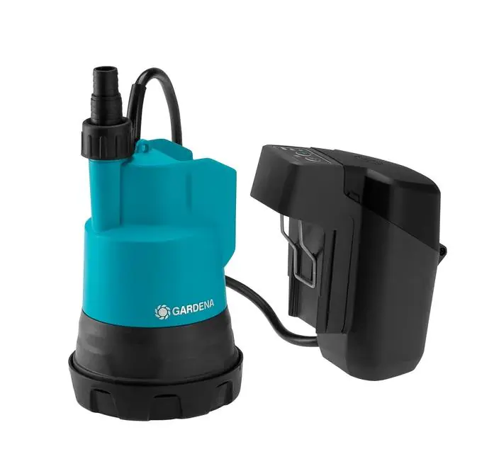 Gardena Akku-Tauchpumpe 2000-2 18V P4A Ready-To-Use Set