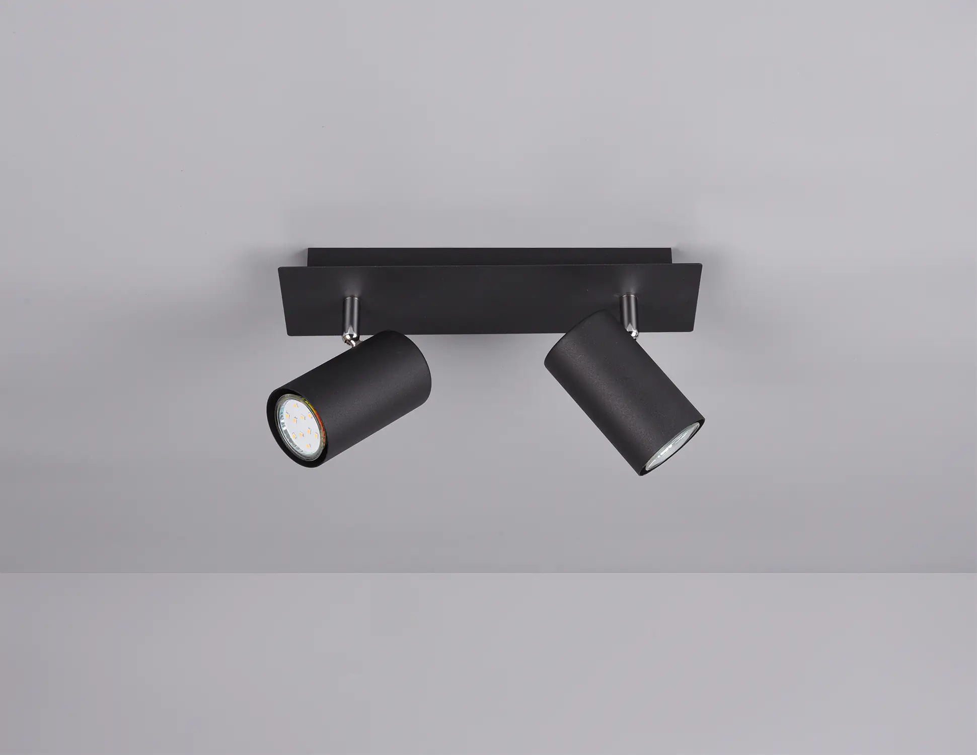 Trio Leuchten 2er Spot Marley GU10, schwarz matt