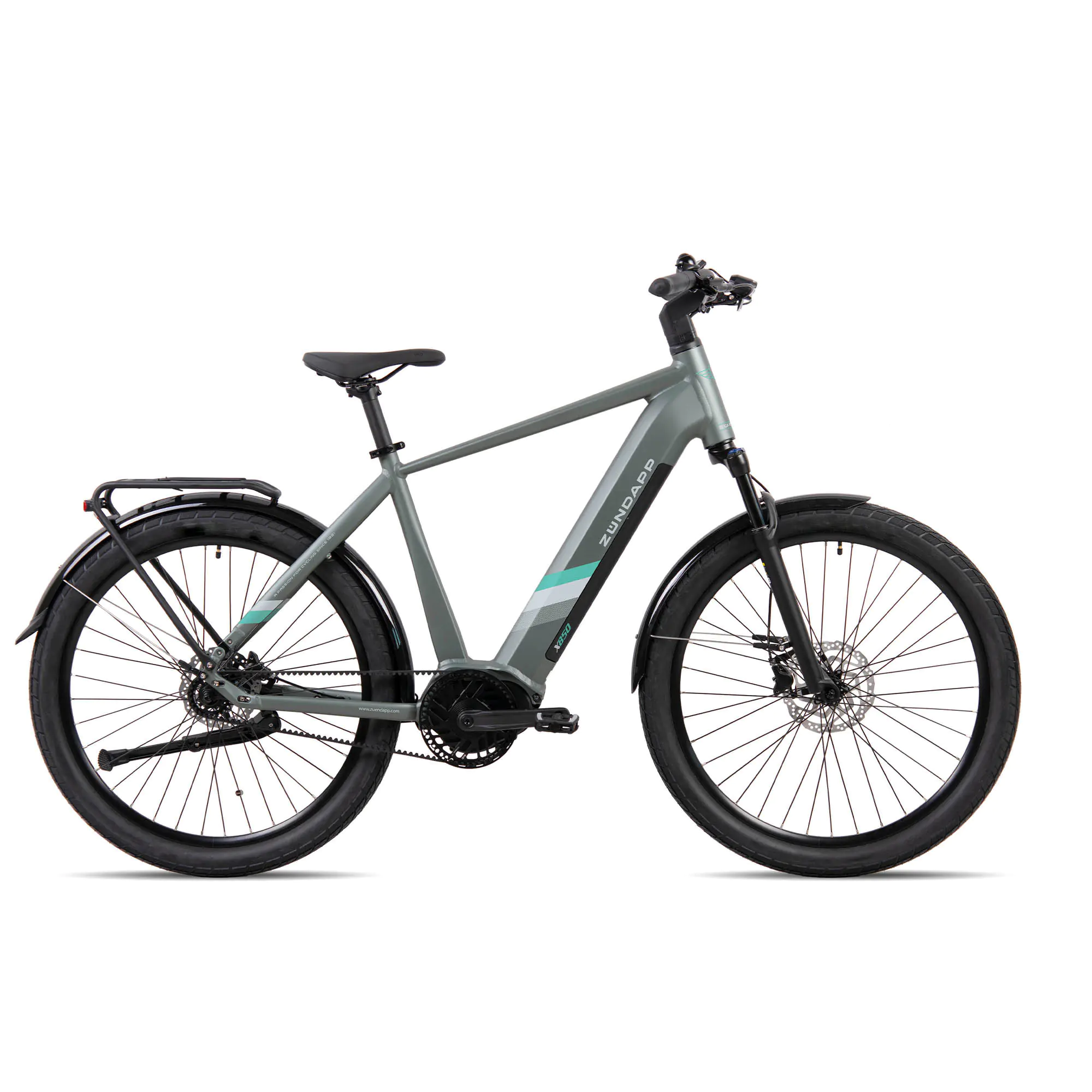 Zündapp E-Bike Trekking X850 Diamantrahmen 27,5 Zoll 7-Gang 550 Wh basaltgrau