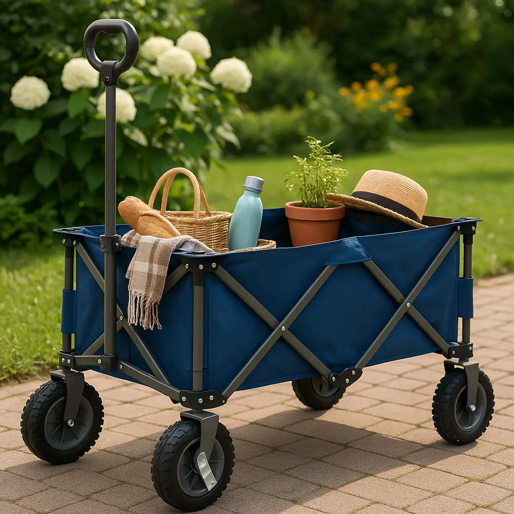TrendLine Faltbarer Campingwagen 90,5 x 49 cm, Höhe: 56 cm TrendLine Faltbarer Campingwagen 90,5 x 49 cm, Höhe: 56 cm