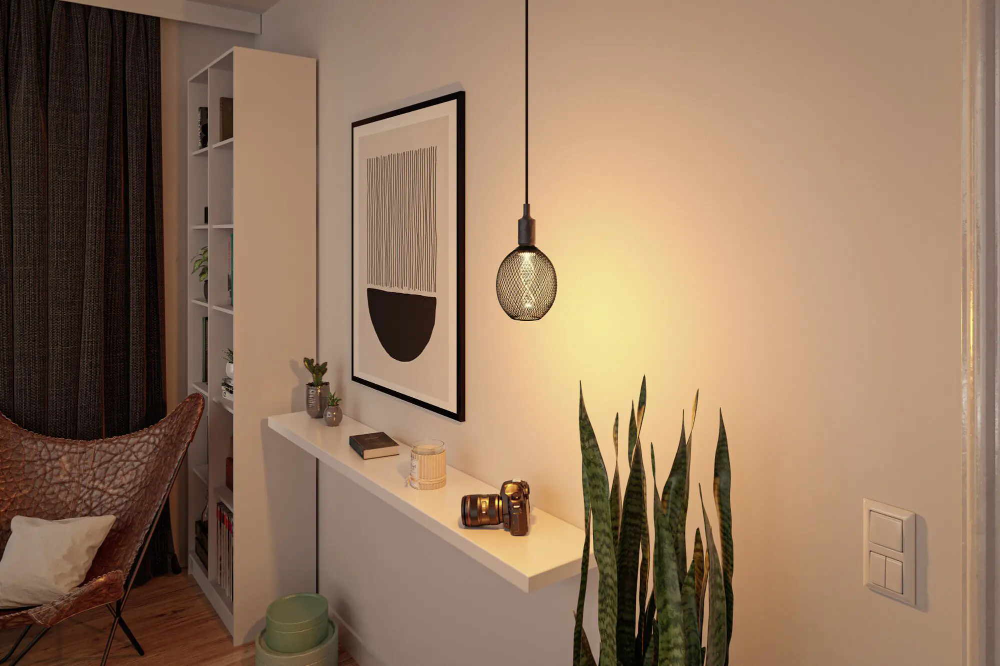 Paulmann LED Deko-Leuchtmittel Metallic Glow Helix E27 3,5 W warmweiß