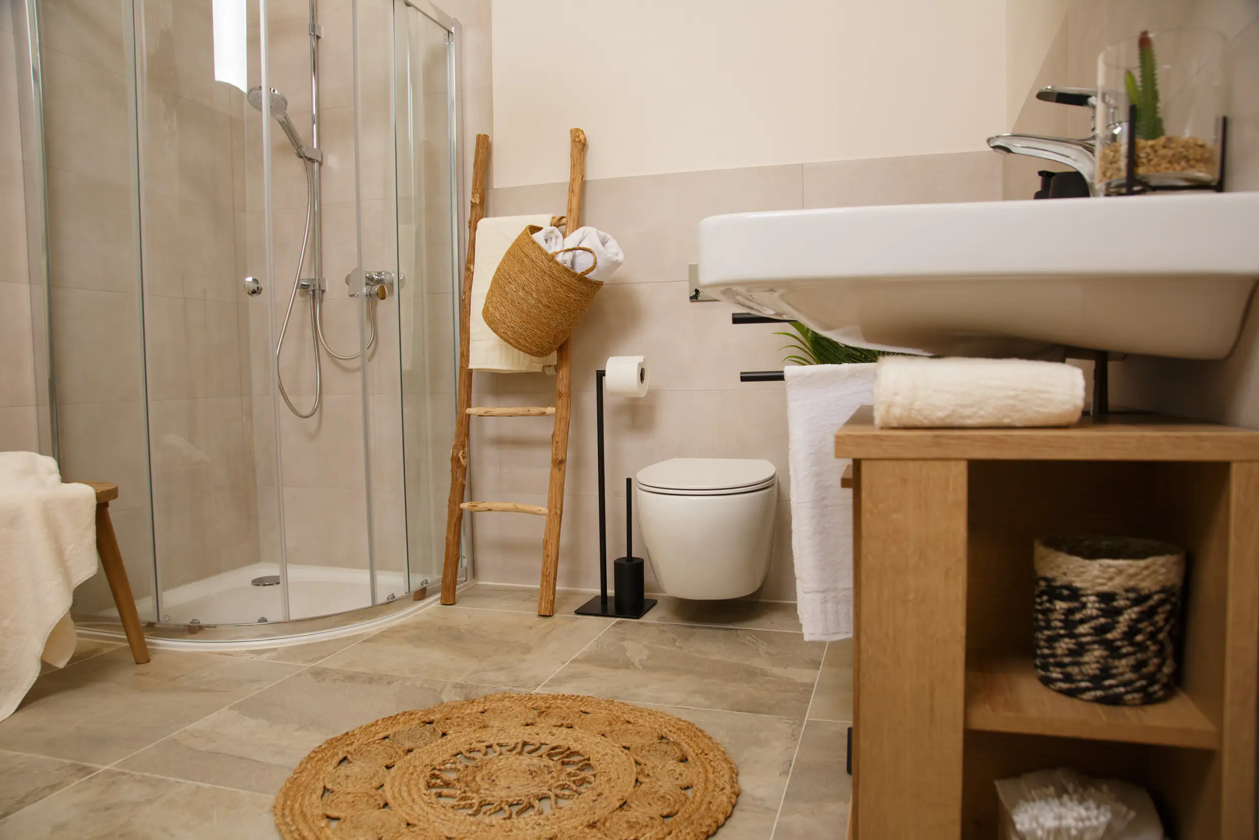 Dijk Dekorations Korb aus Gras Ø 40 cm x 35 cm