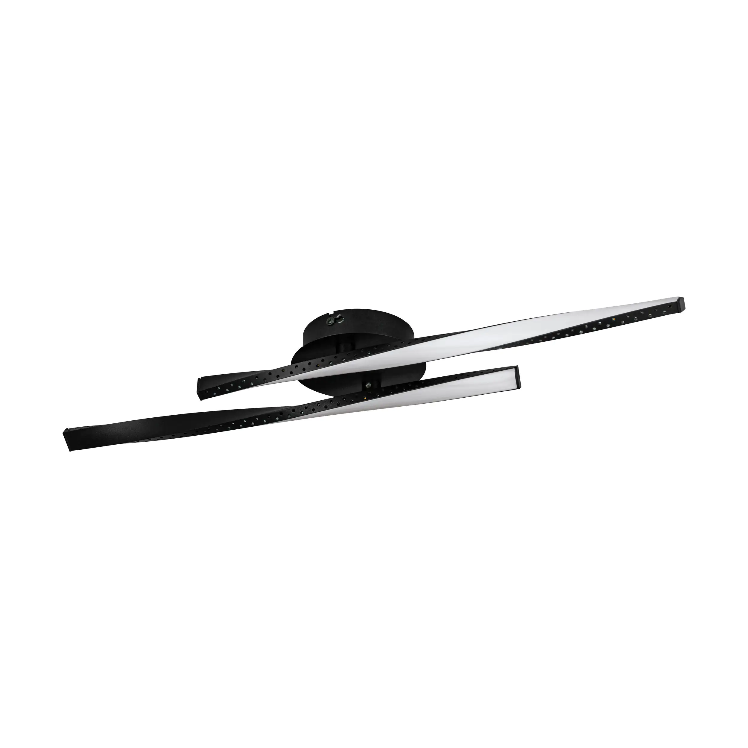 Eglo LED Deckenleuchte Adeje schwarz weiß 59 x 10 cm Eglo LED Deckenleuchte Adeje schwarz weiß 59 x 10 cm