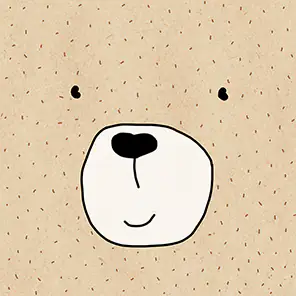 4014995428103 Braun & Company Servietten By Nature Big Bear 33 x 33 cm - 20er Pack