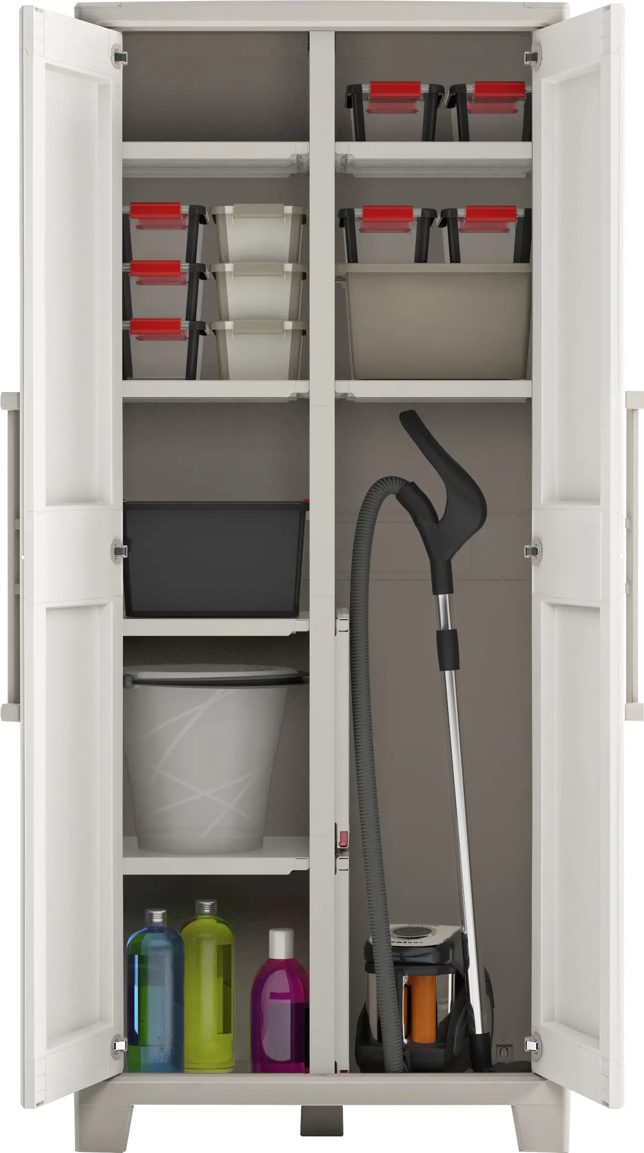 Kis Kunststoffschrank Gulliver Multispace 182 x 80 x 44 cm beige