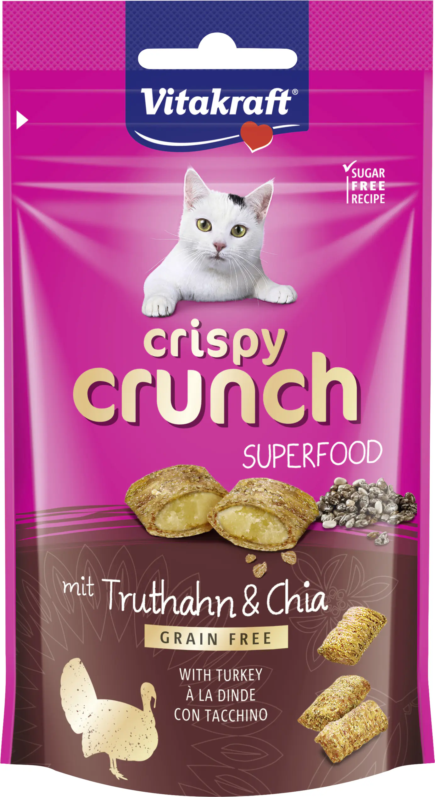 Vitakraft Crispy Crunch Truthahn & Chia 60 g