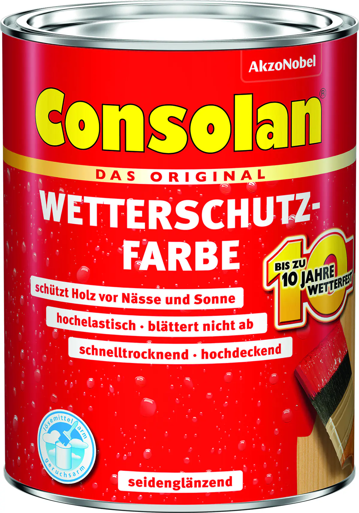 Consolan Wetterschutzfarbe 750 ml moosgrün