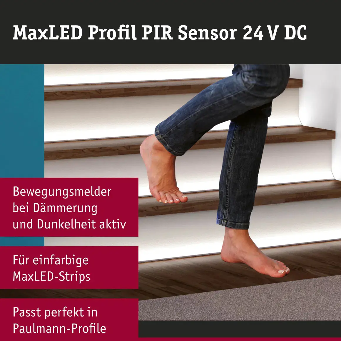 Paulmann Funk-Touchsschalter für LED-Streifen-Profil max. 144 W
