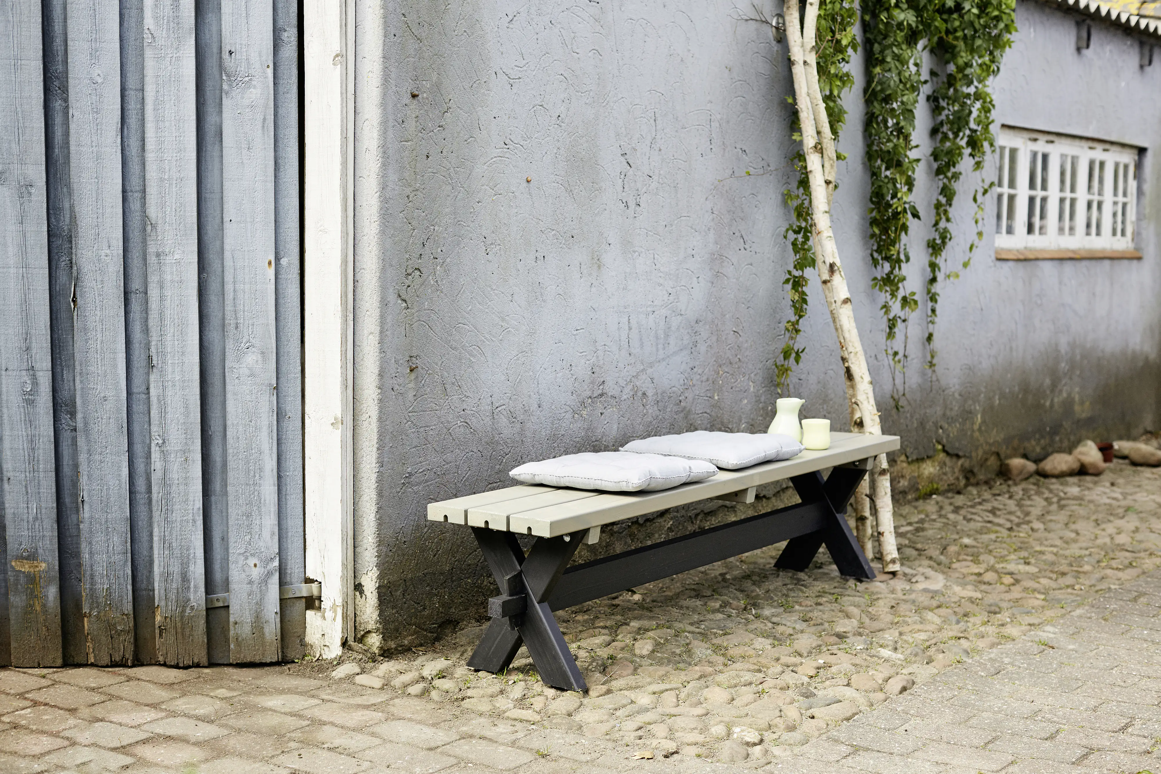 Plus Bank Nostalgie schwarz graubraun