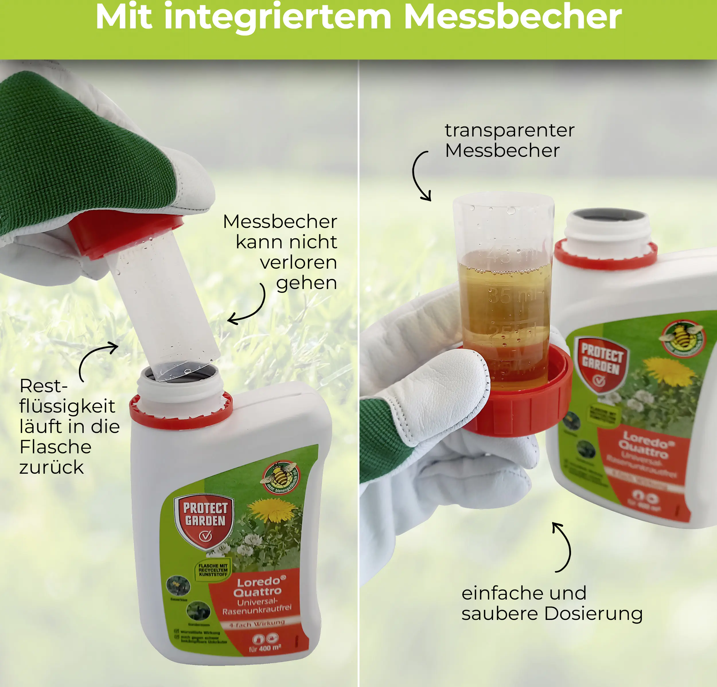 Protect Garden Loredo Quattro Universal Rasenunkrautfrei 400 ml