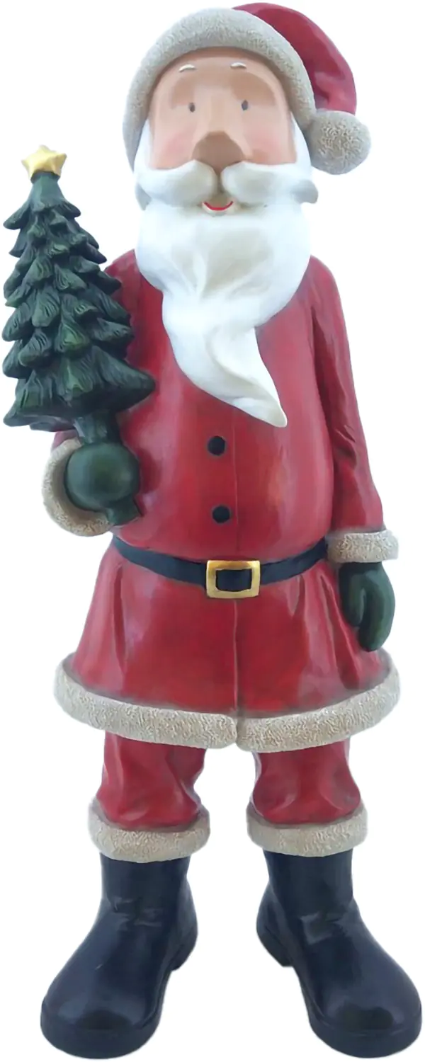 Figur Weihnachtsmann 20 x 8 x 6 cm rot