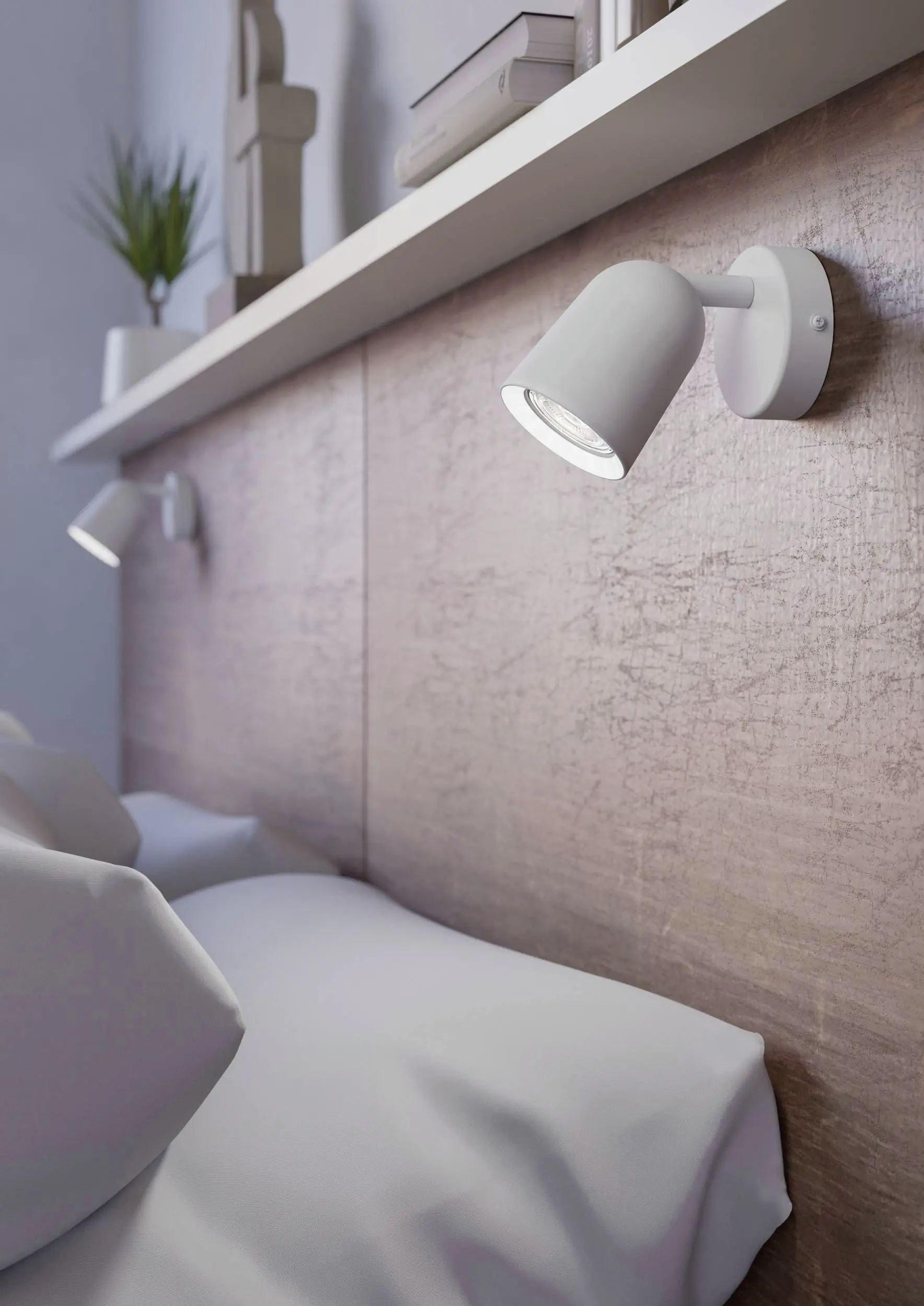 Eglo Wandleuchte 1er Spot Camaldoli weiß 9 x 11 cm