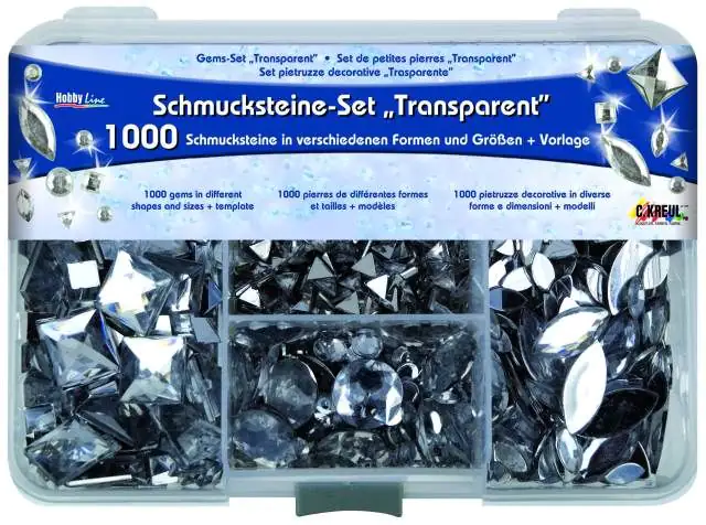4000798496401 Kreul Schmucksteine Set transparent