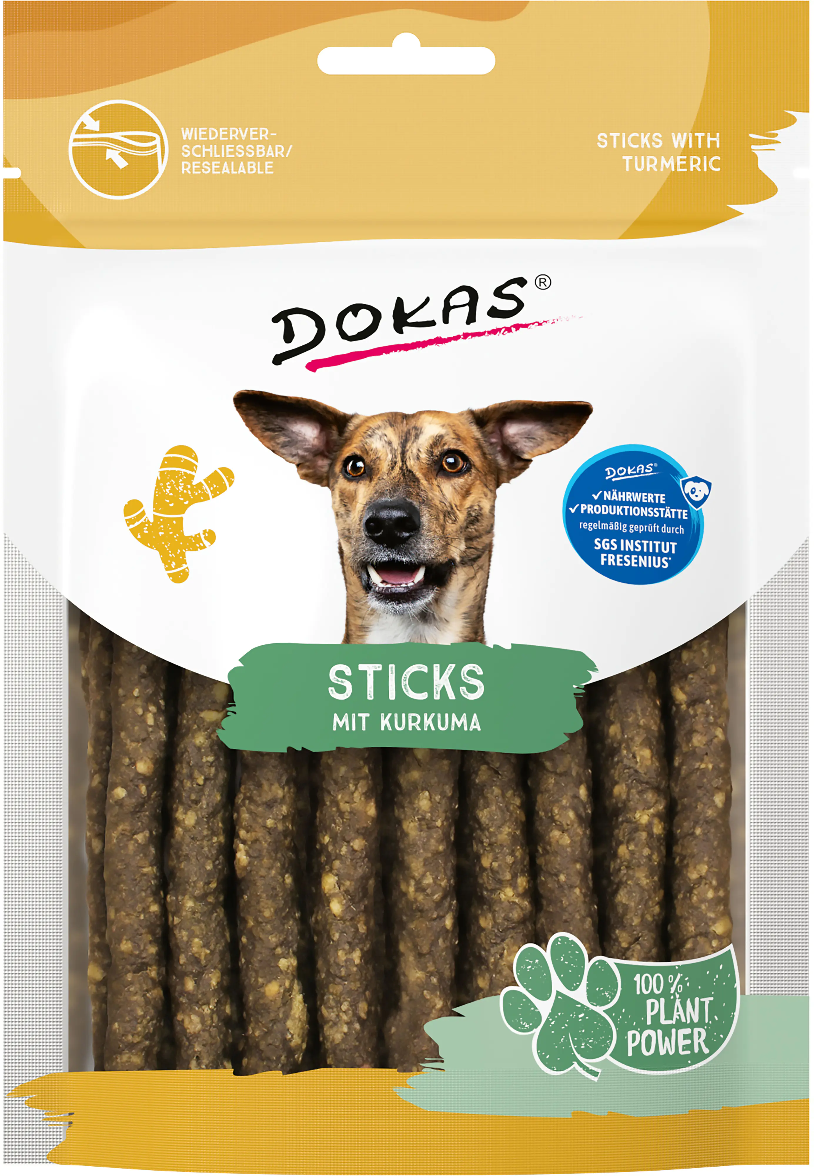 Dokas Sticks mit Kurkuma 105 g