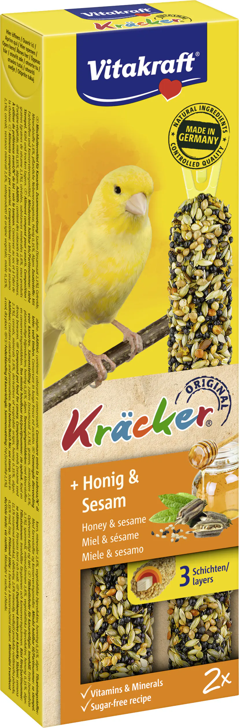Vitakraft Kräcker® Honig & Sesam 2 Stück / 60 g