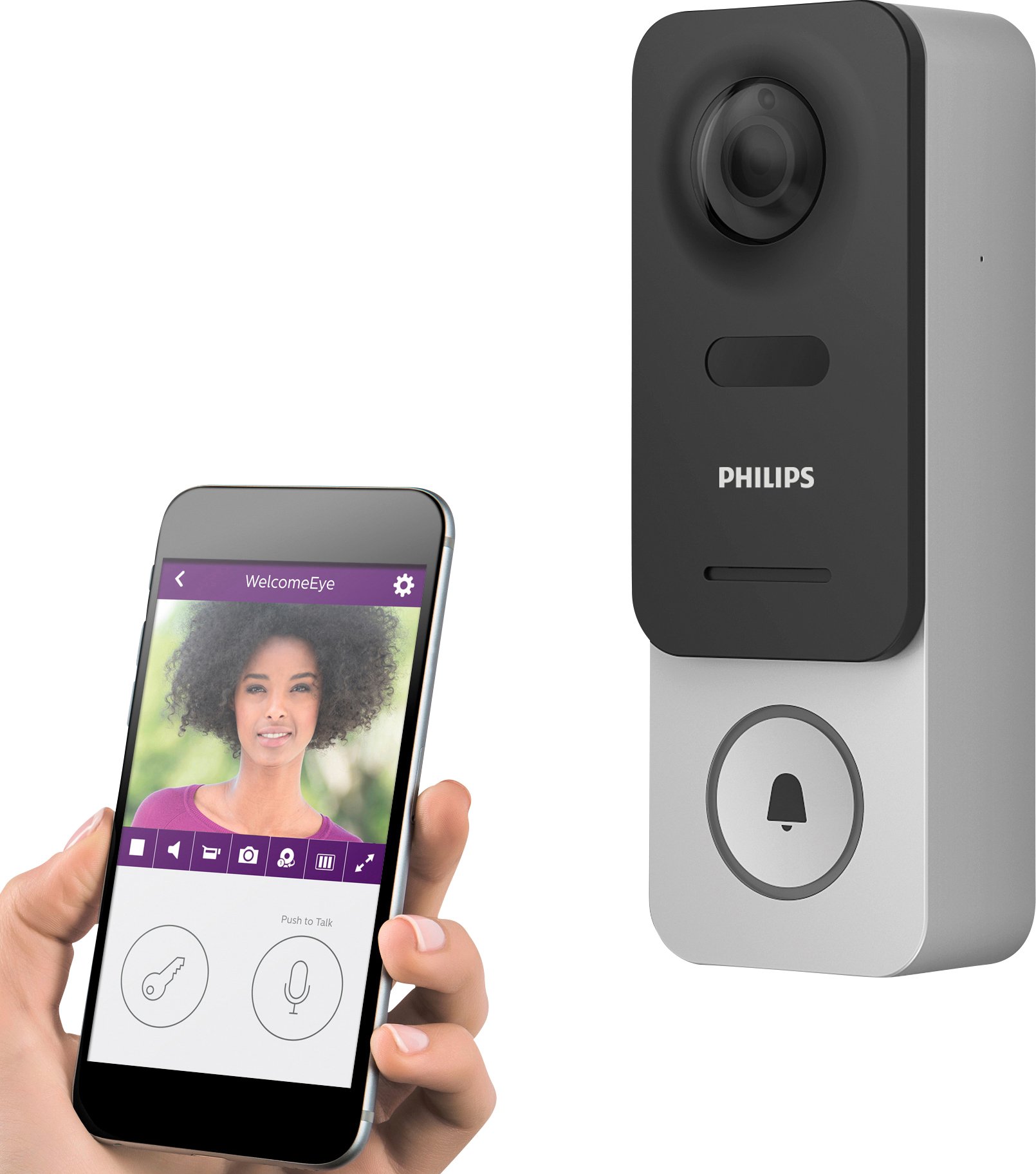 Philips Drahtlose Gegensprechanlage WelcomeEye Link Wlan,Sprachsteuerung Philips Drahtlose Gegensprechanlage WelcomeEye Link Wlan,Sprachsteuerung