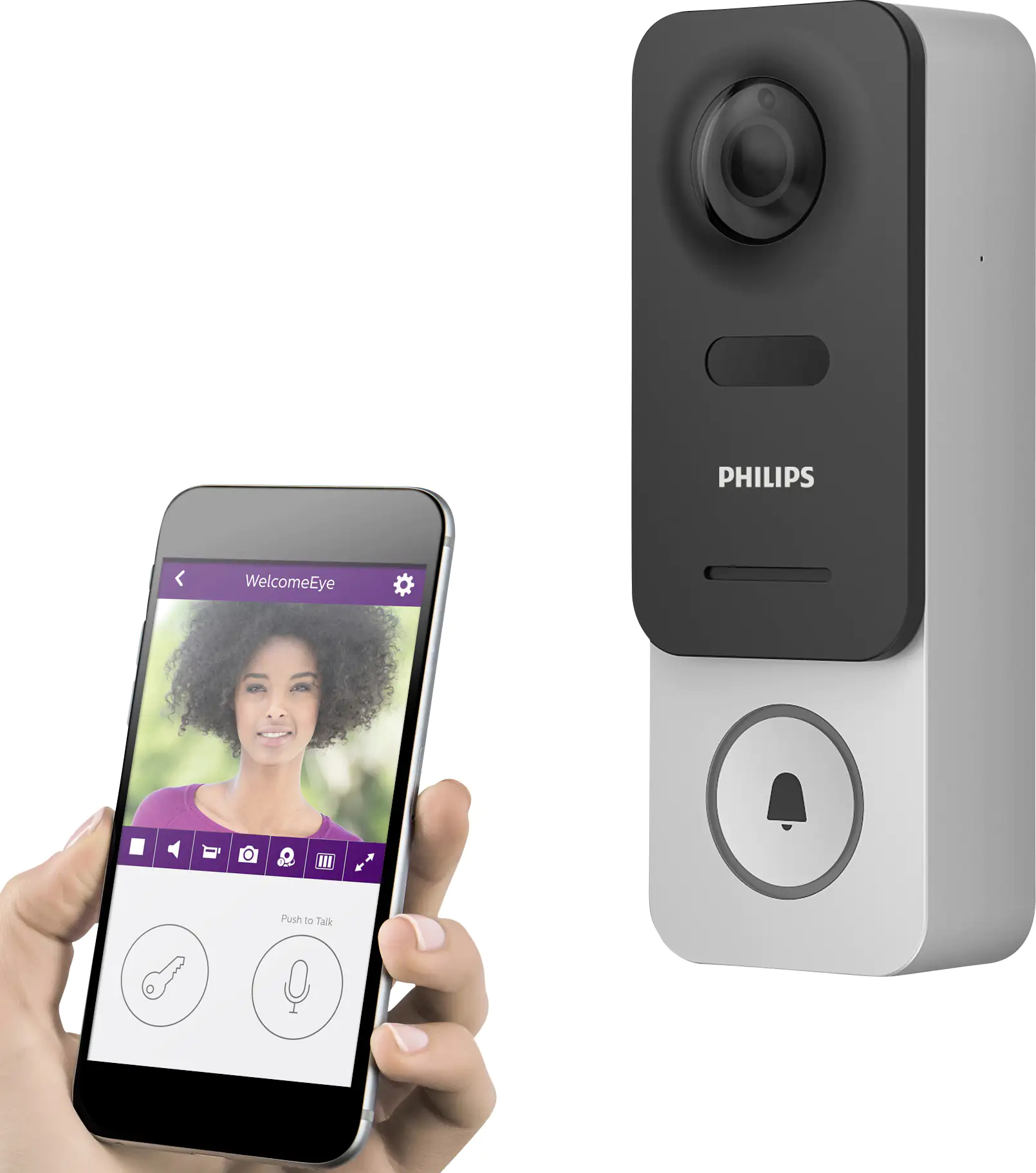 Philips Drahtlose Gegensprechanlage WelcomeEye Link Wlan,Sprachsteuerung Philips Drahtlose Gegensprechanlage WelcomeEye Link Wlan,Sprachsteuerung