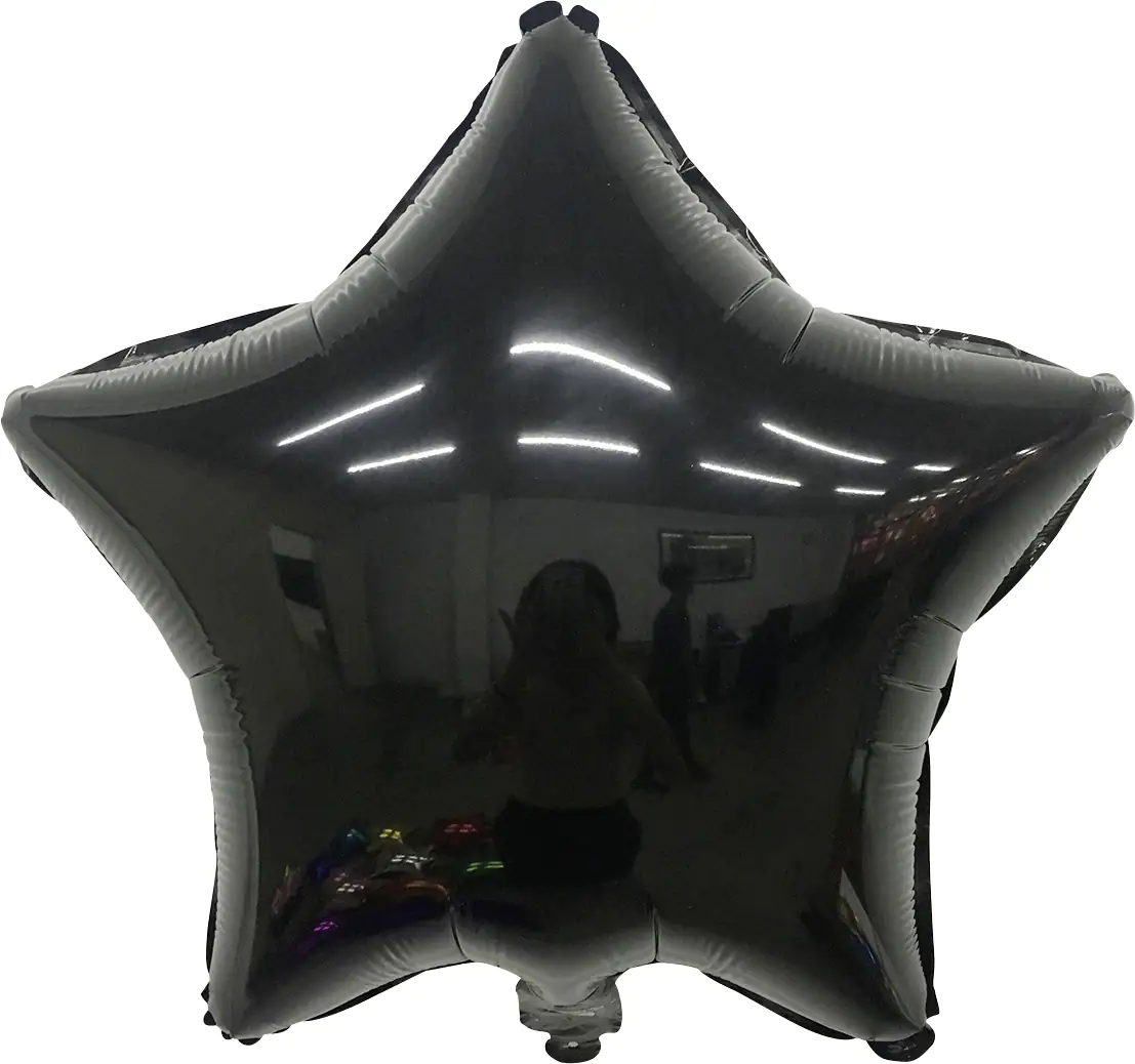 TIB Heyne Folienballon Stern schwarz 1 Stück TIB Heyne Folienballon Stern schwarz 1 Stück