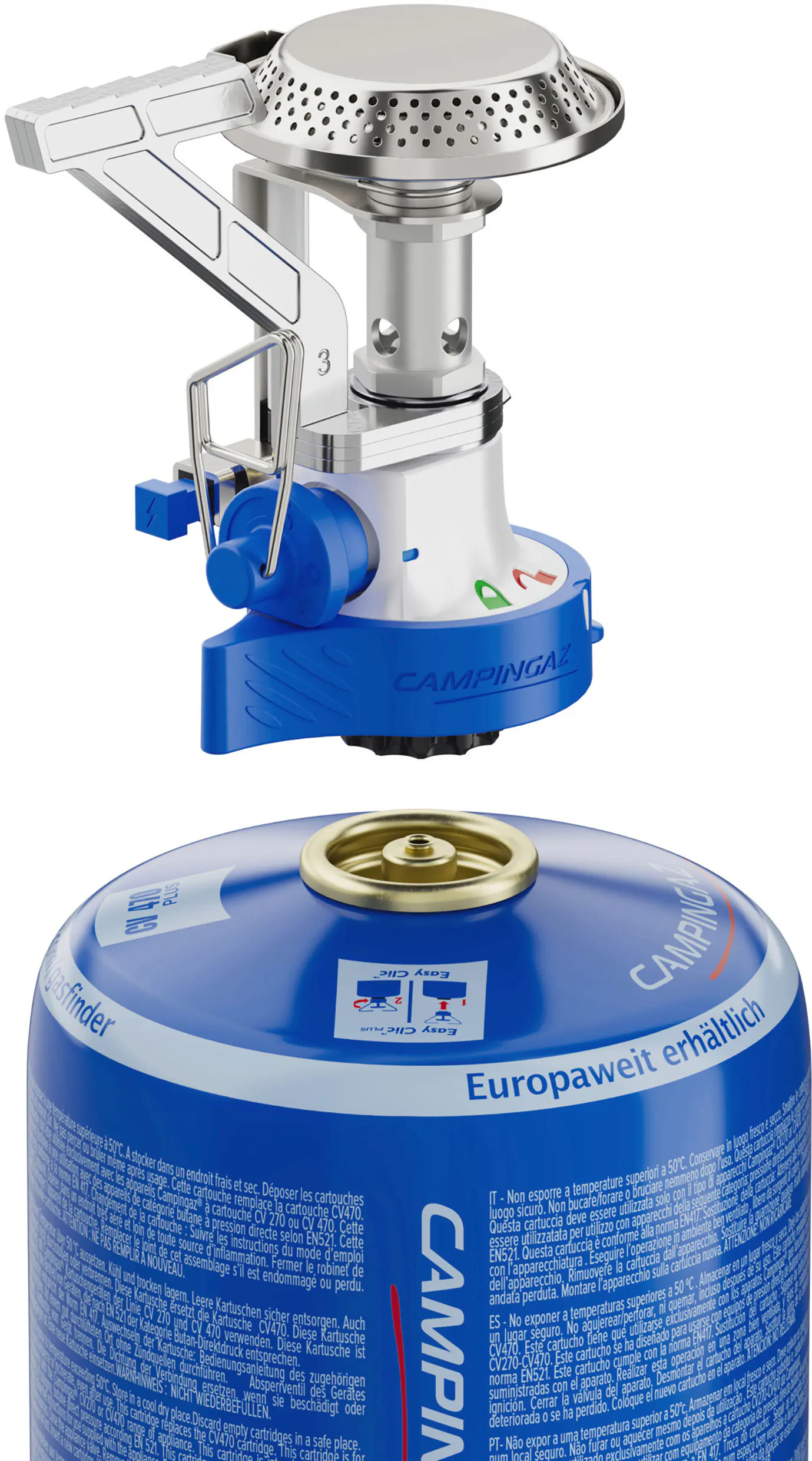 Campingaz Campingkocher Twister Connect PZ blau-silber