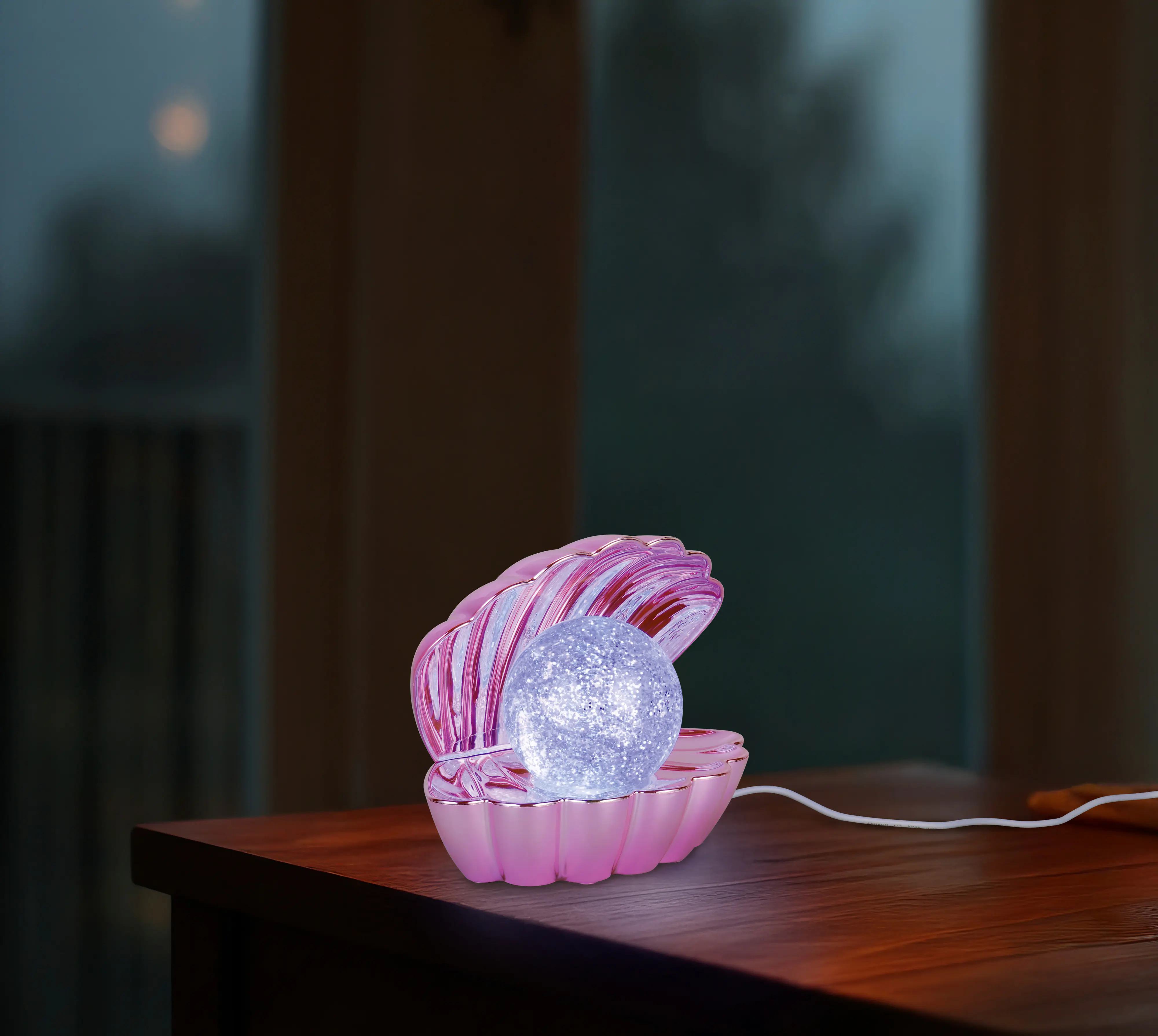 Reality LED-Tischleuchte Shelly Fun 17,5 x 14,5 cm pink