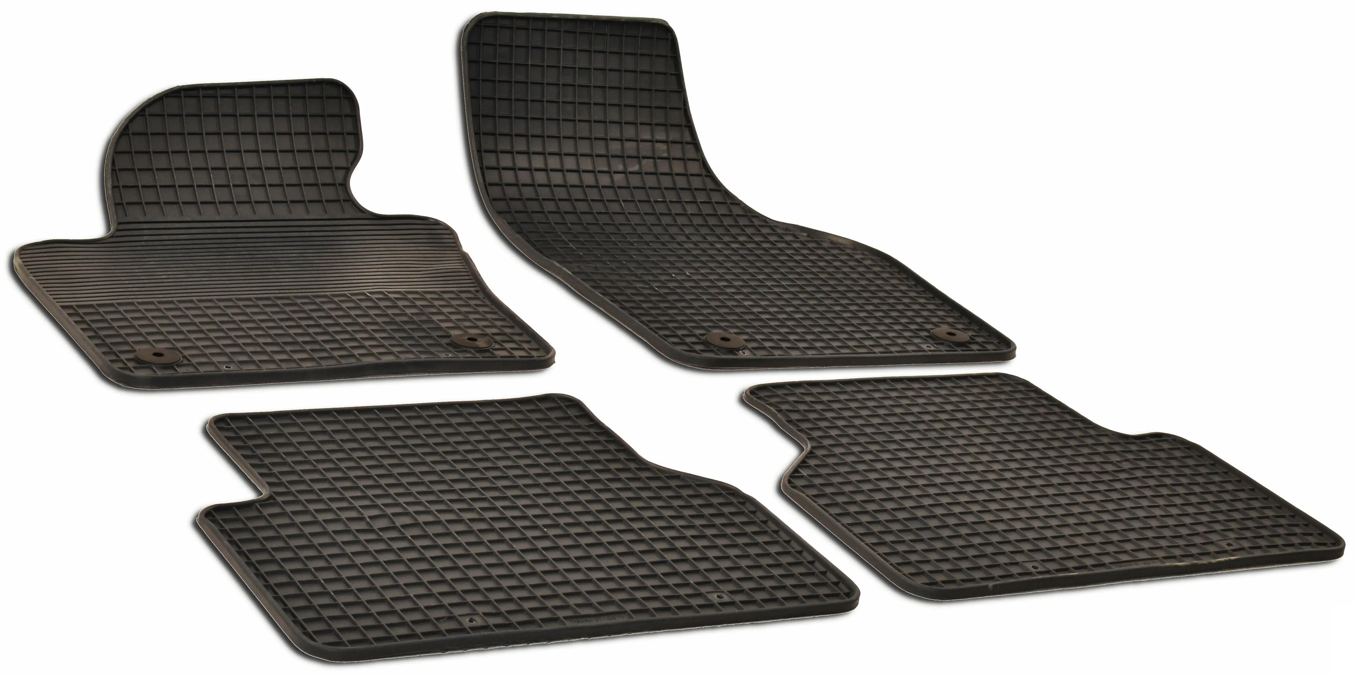 Walser Passform Fußmatten Gummi RubberLine für Audi Q3 (8UB/8UG) 06/2011-10/2018 4-teilig