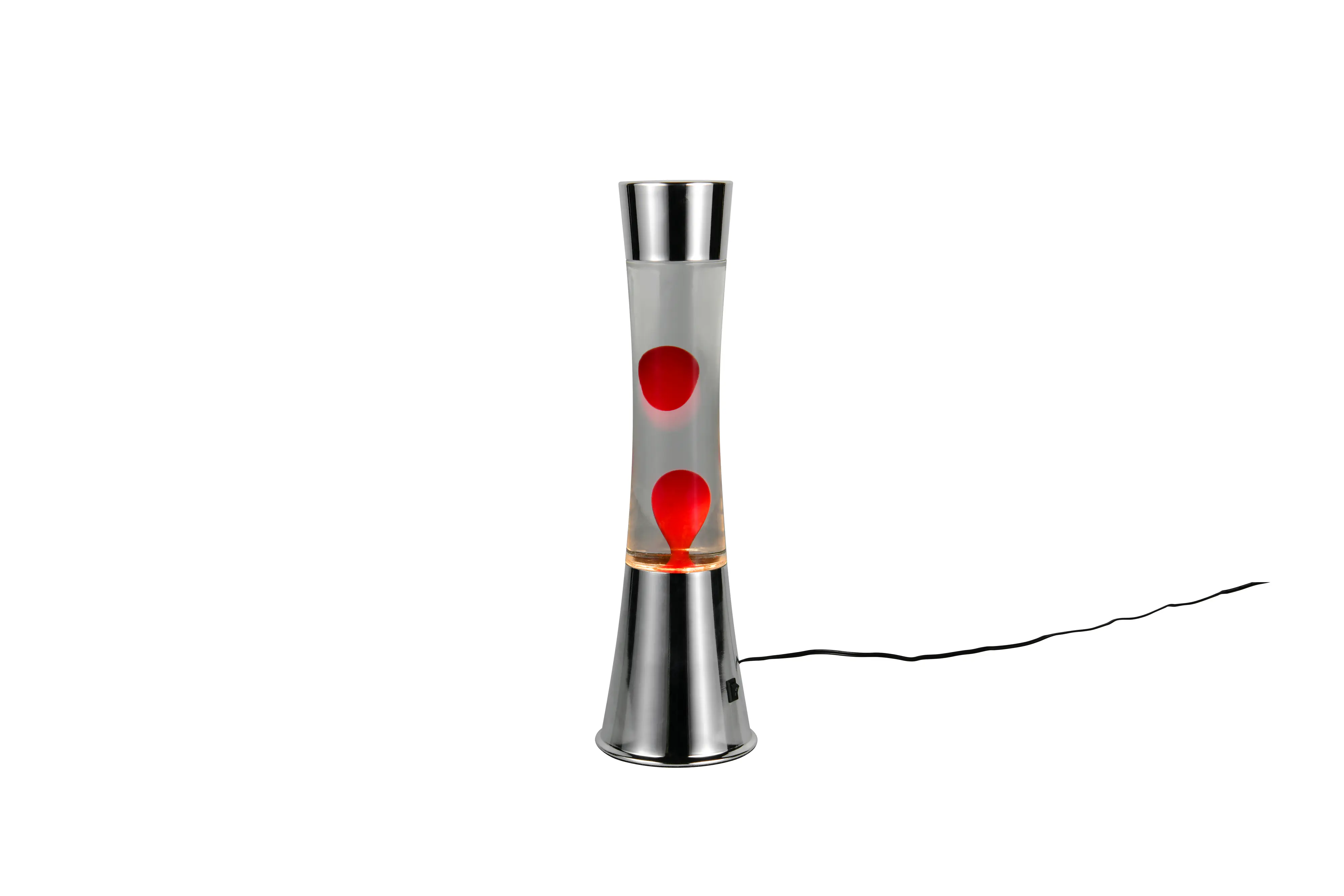Reality LED-Tischleuchte Etna Fun Ø 11,5 x 39,5 cm warmweiß silber/transparent klar