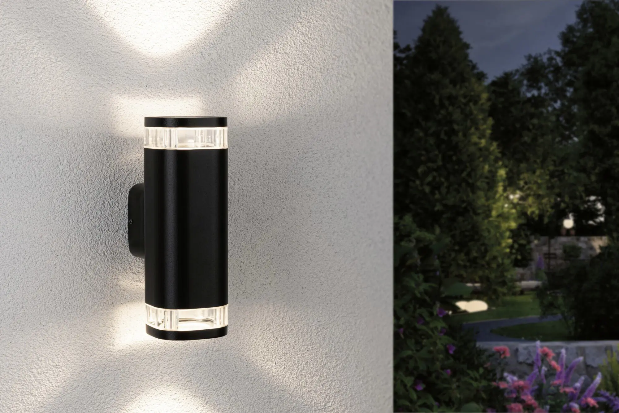 Paulmann LED Außen-Wandleuchte Colum anthrazit 22,3 x 8 cm GU10