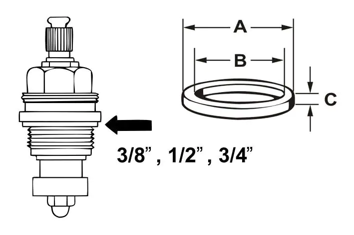 Cornat Dichtungssortiment für Ventiloberteile Cornat Dichtungssortiment für Ventiloberteile