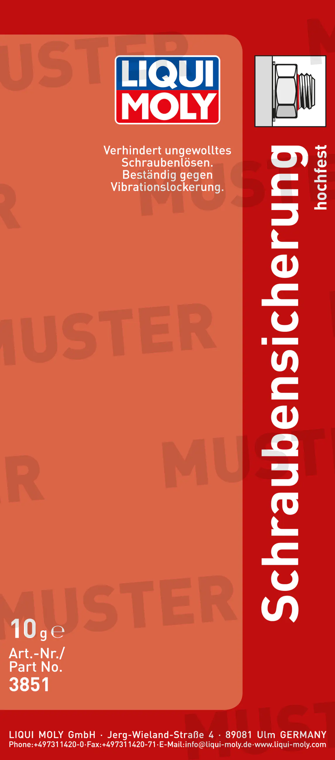 Liqui Moly Schrauben-Sicherung hochfest 10 g Liqui Moly Schrauben-Sicherung hochfest 10 g
