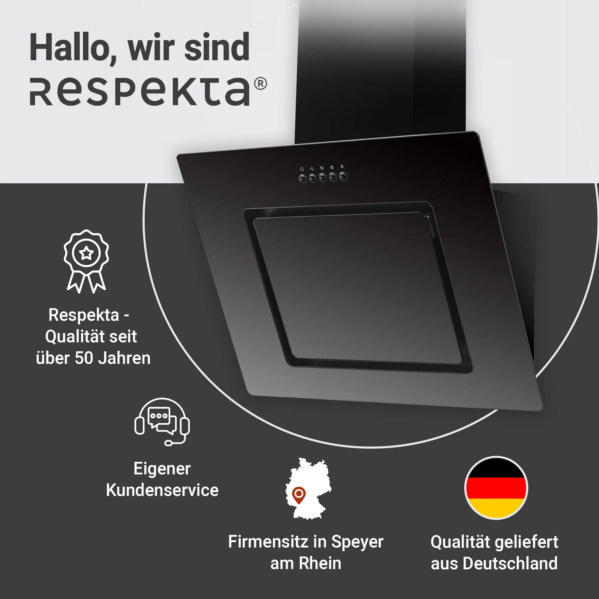 respekta Schräghaube CH22010SBZ 60 cm respekta Schräghaube CH22010SBZ 60 cm