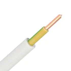 Feuchtraumkabel NYM 1X6J - 1 Meter grau