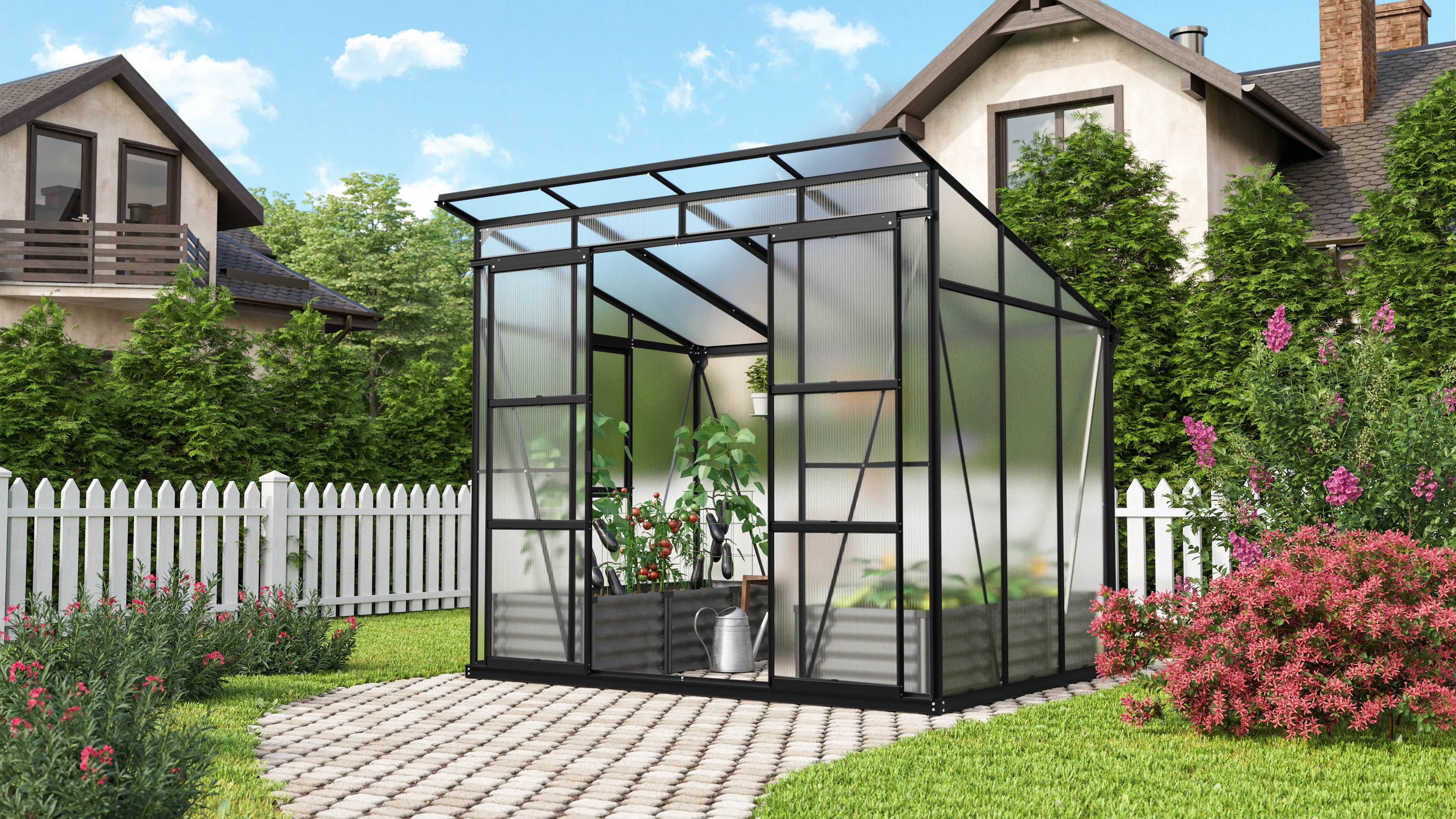 Vitavia Gewächshaus Freya 5900 254 x 192 cm 6 mm Hohlkammerplatten