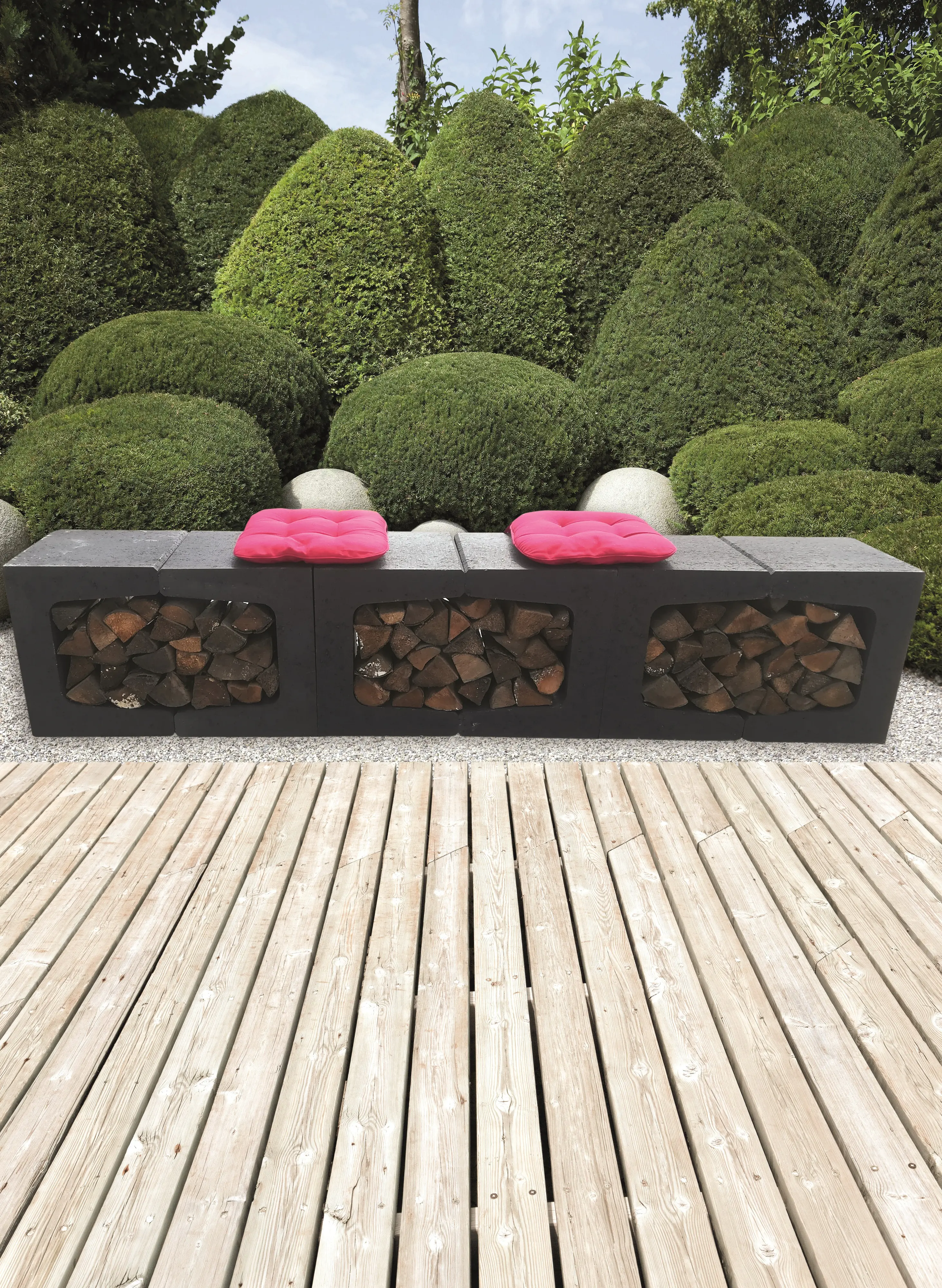 EHL U-Stein unbewehrt 40 x 50 x 40 cm anthrazit  